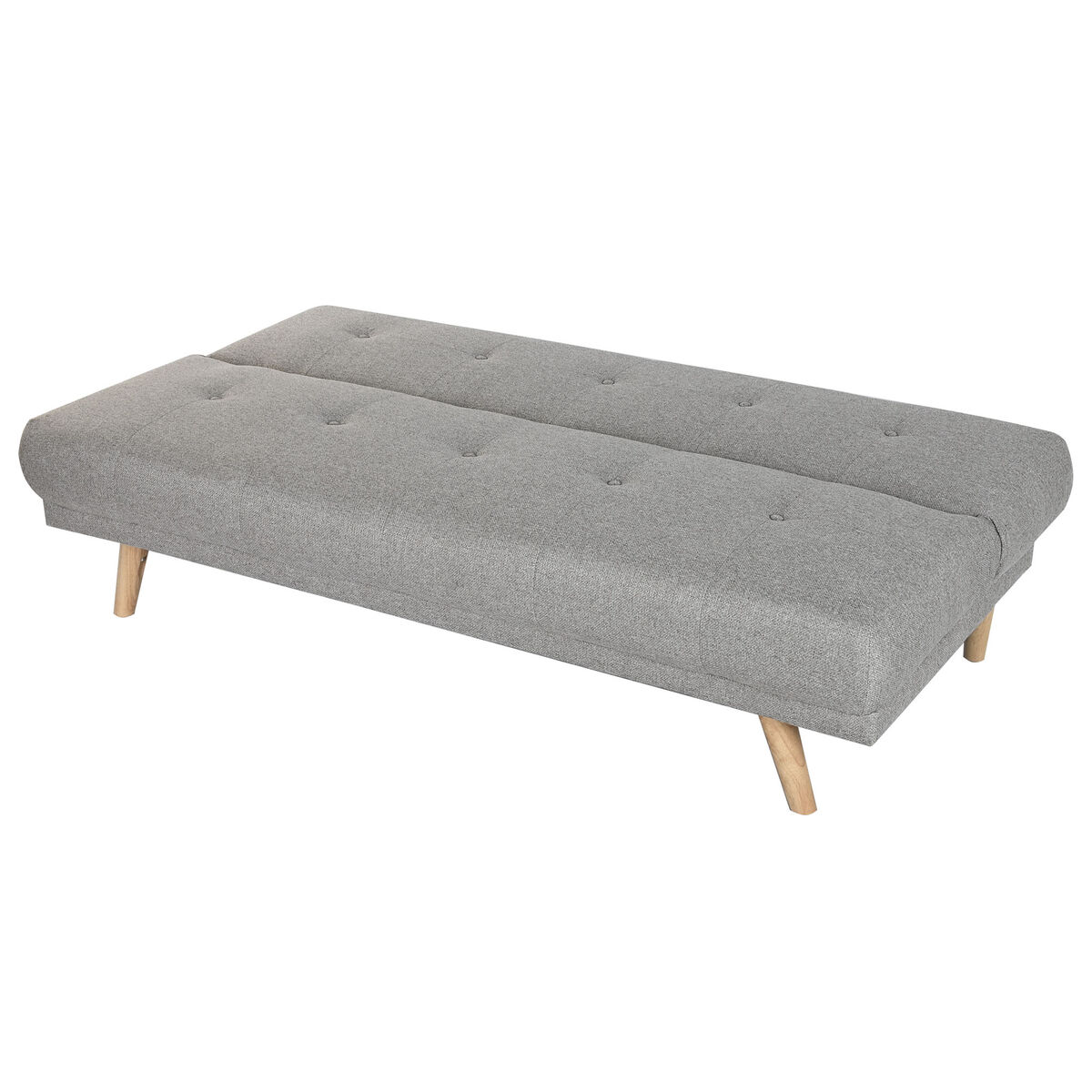 Sofá Cama Home ESPRIT Gris Crema Scandi 172 x 80 x 76 cm