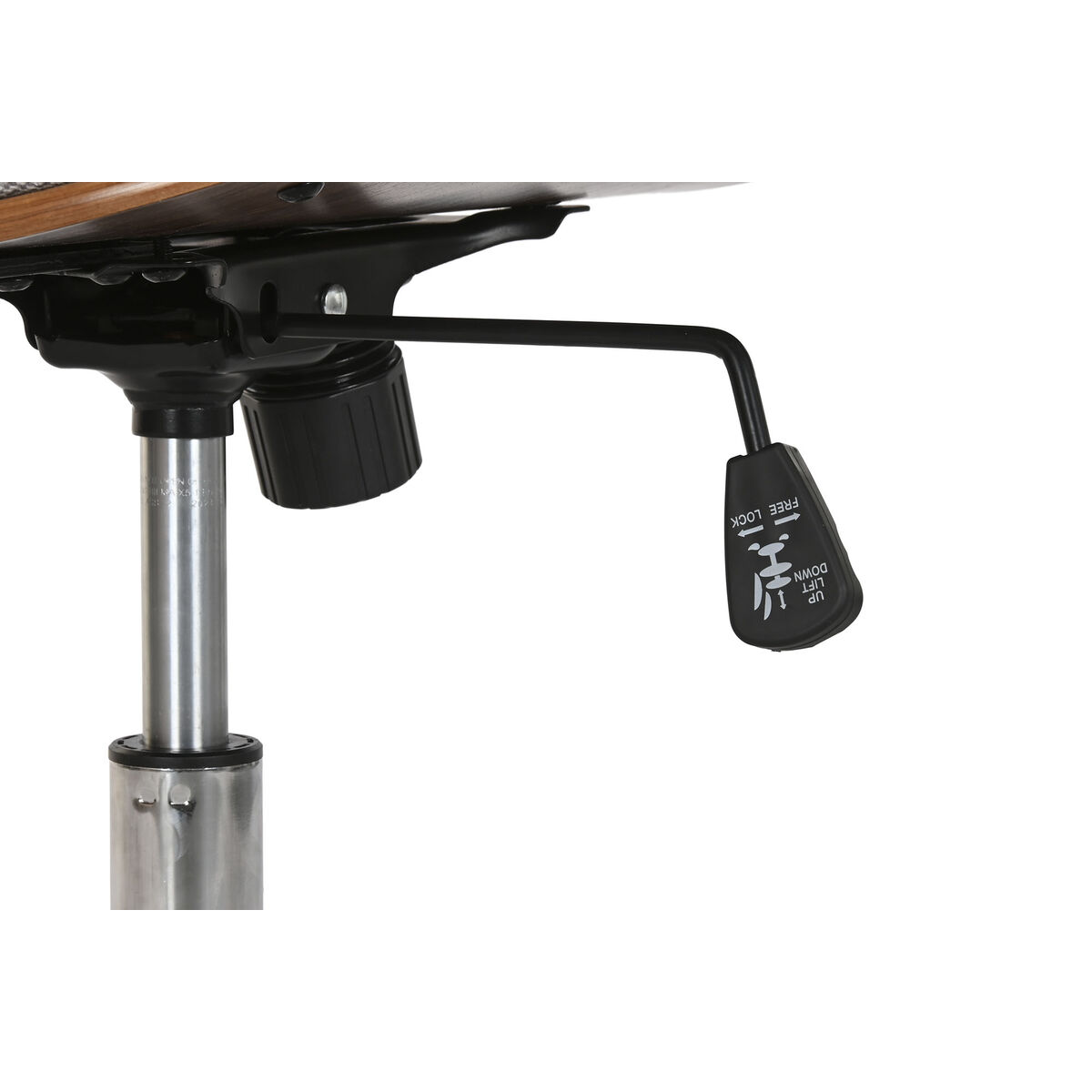 Silla de Oficina Home ESPRIT Marrón Gris Plateado