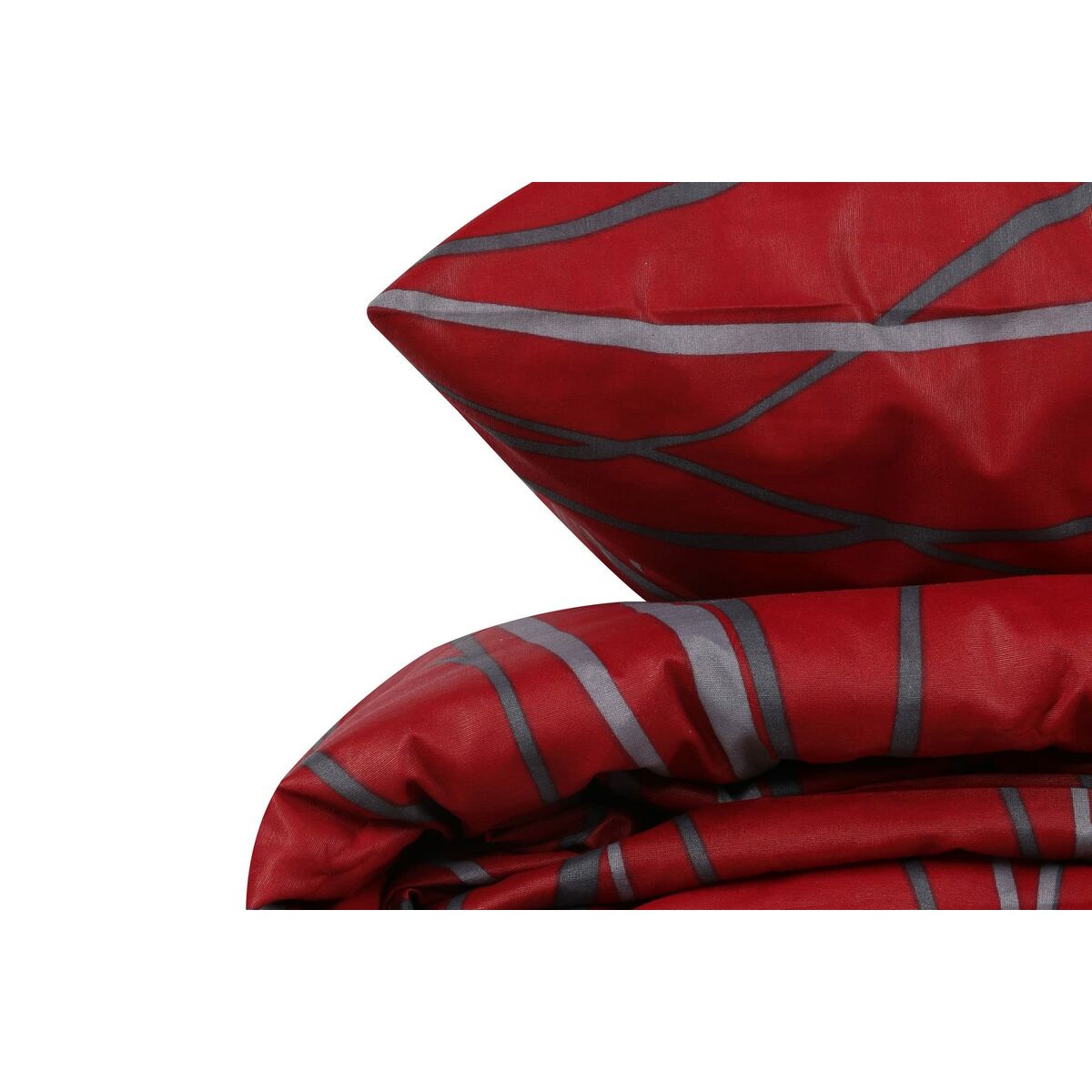 Juego de funda nórdica Rojo Cama de 200 3 Piezas