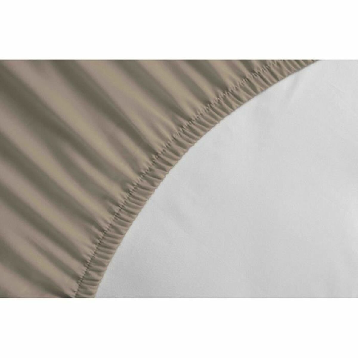 Sábana Bajera Ajustable HOME LINGE PASSION Beige Cama de 180 Cama de 200 180 x 200 + 30 cm