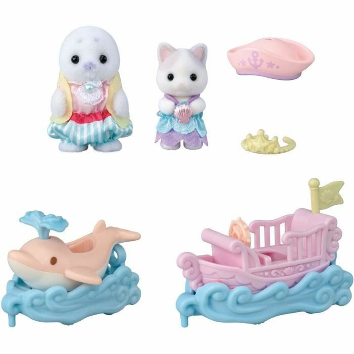 Playset Sylvanian Families Amusement Park Ride - Ride the Waves Multicolor