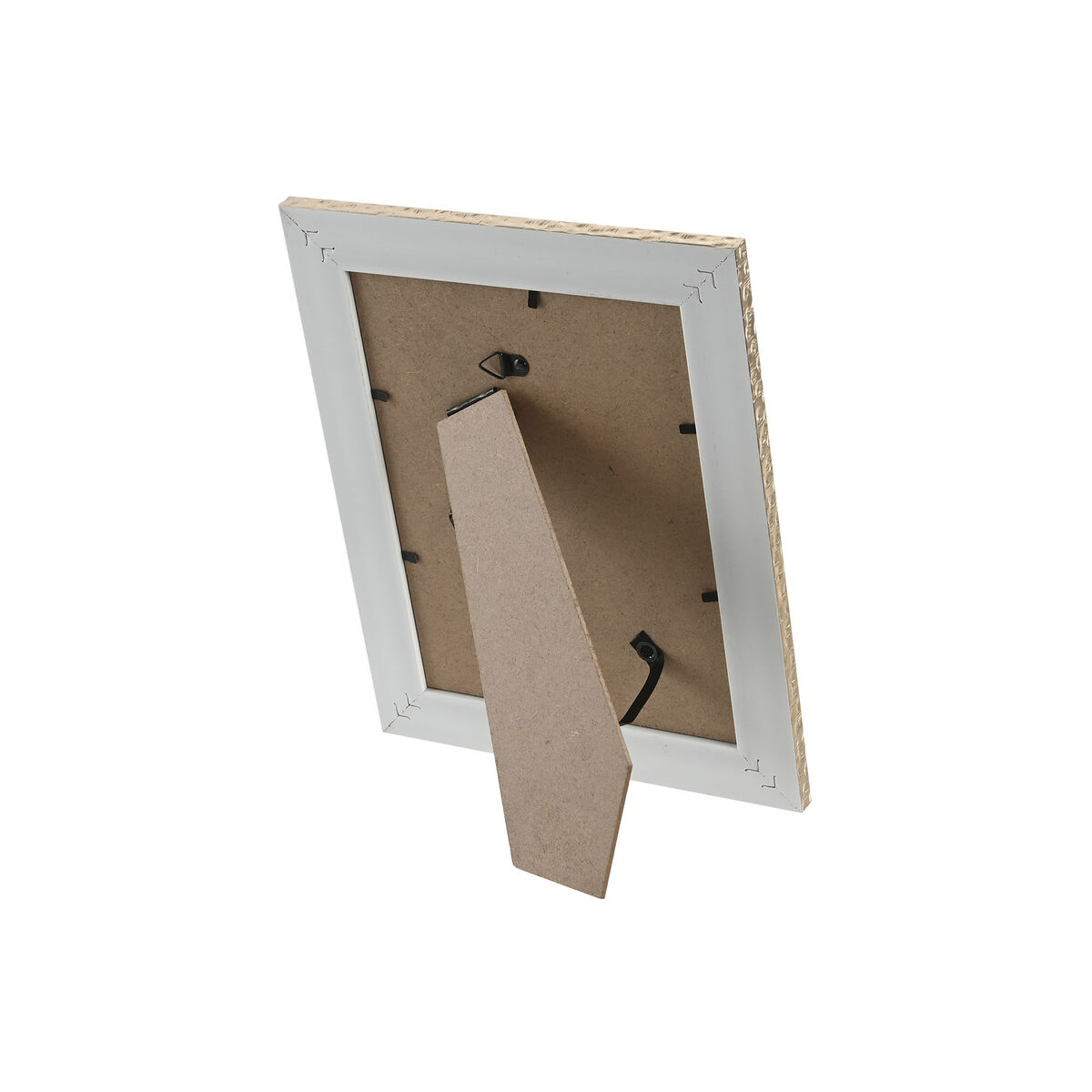 Marco de Fotos Home ESPRIT Marrón Beige Cristal Poliestireno Escandinavo (4 Unidades)