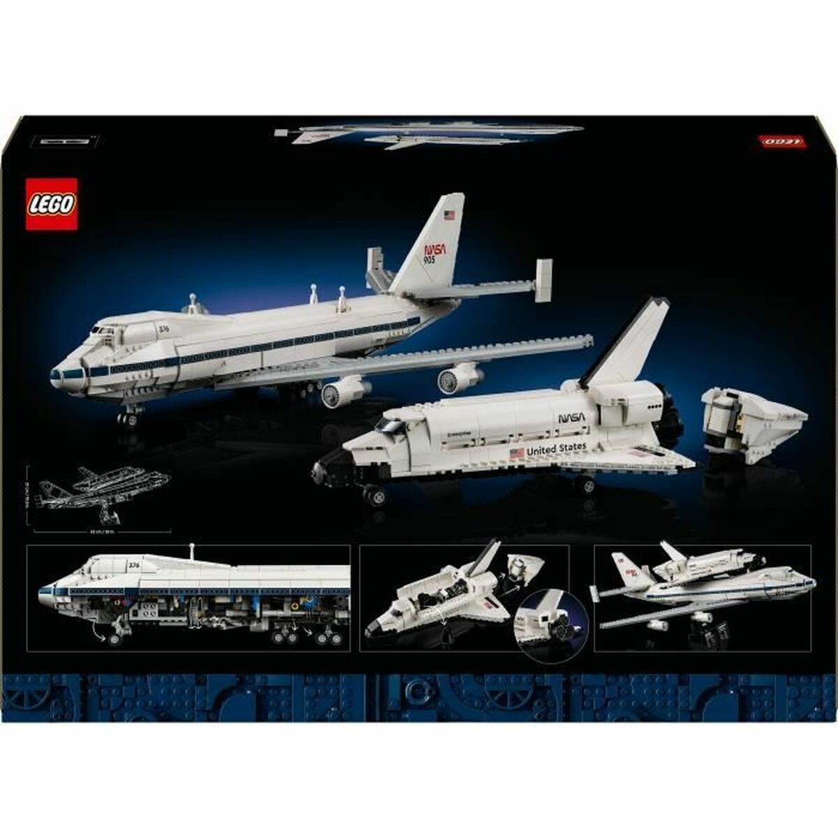 Juego de Construcción Lego 10360 Shuttle Carrier Aircraft 2417 Piezas