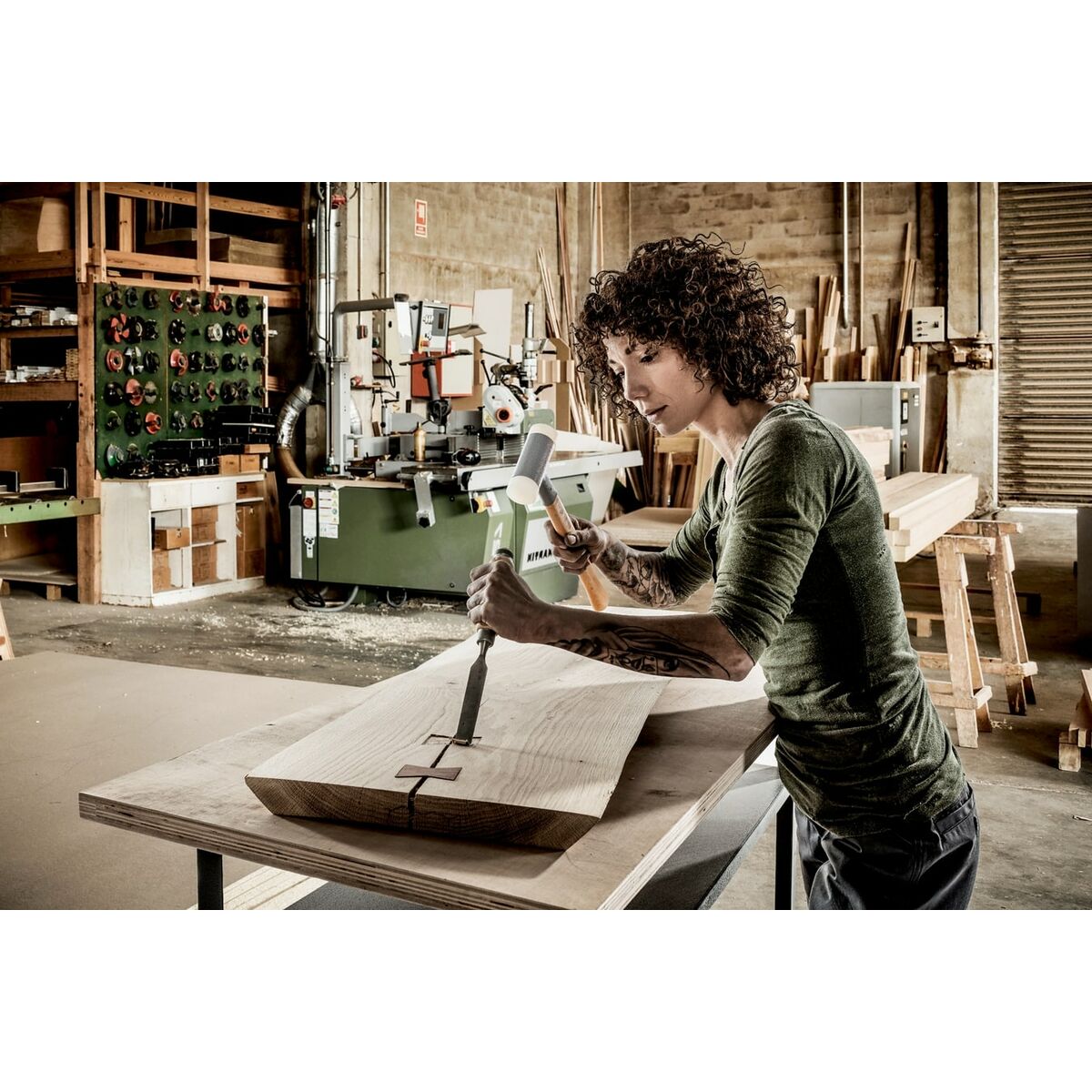 Maza de Goma Halder Supercraft 25 mm Anti rebote