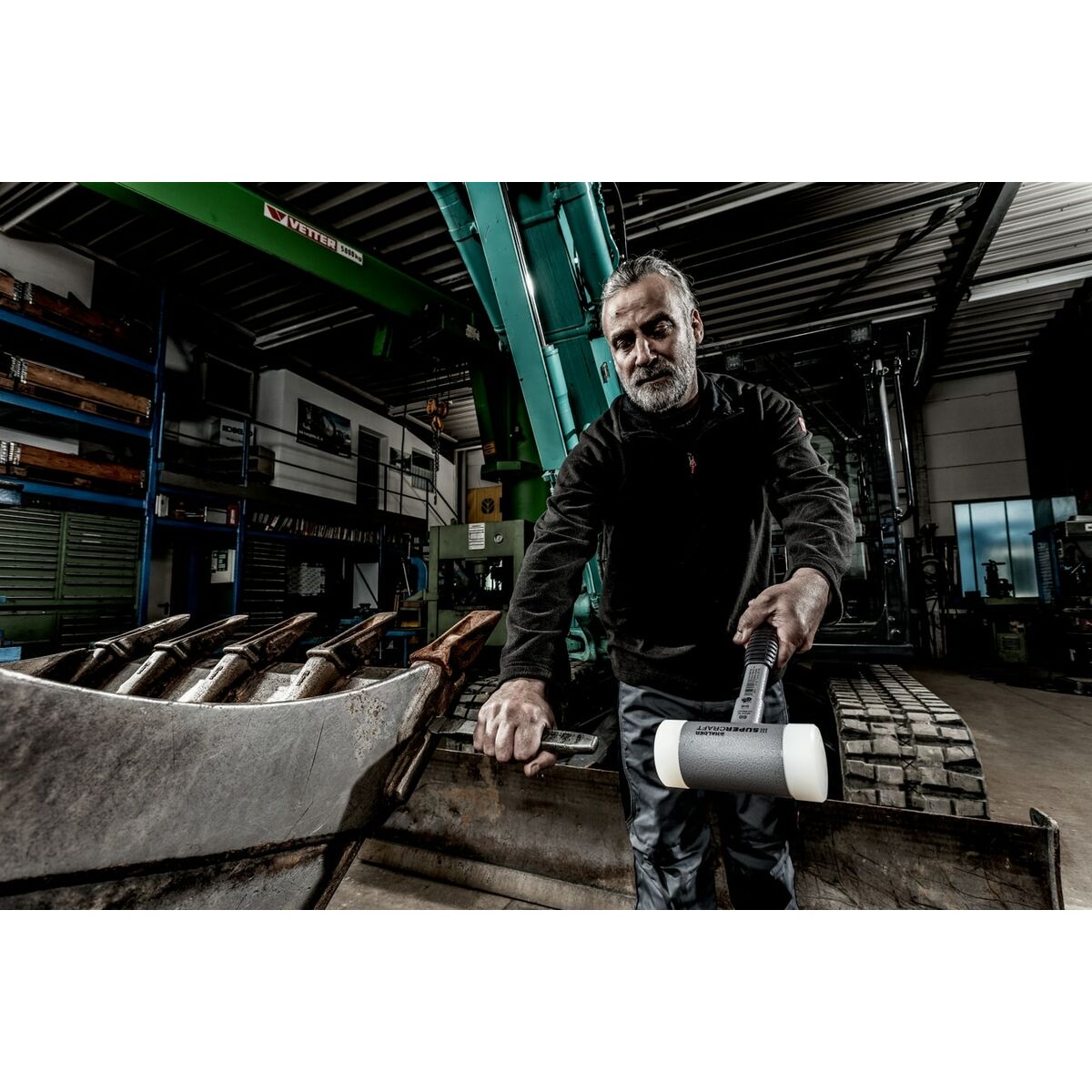 Maza de Goma Halder Supercraft 25 mm Anti rebote