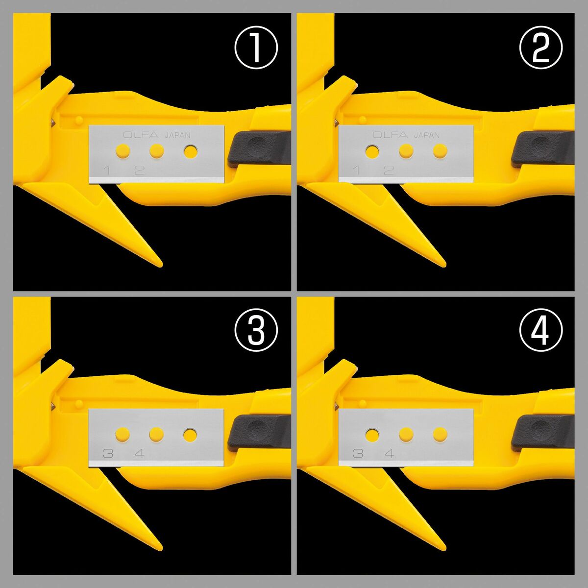 Cúter Olfa 17,8 X 0,4 MM Amarillo De seguridad