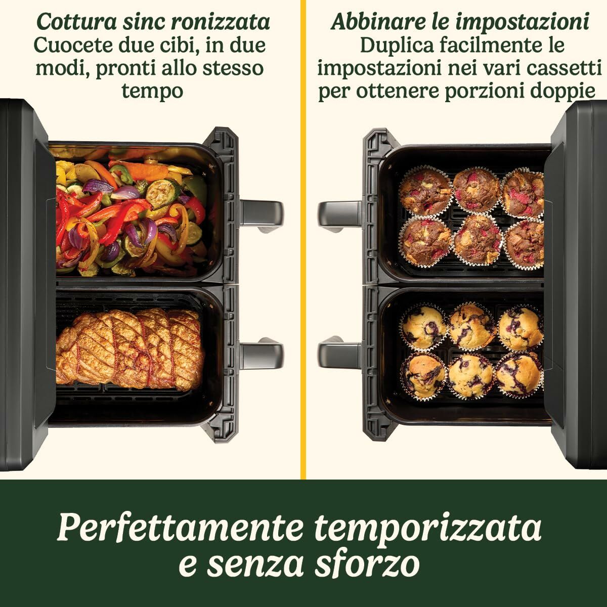 Freidora de Aire Cuisinart Negro 2400 W