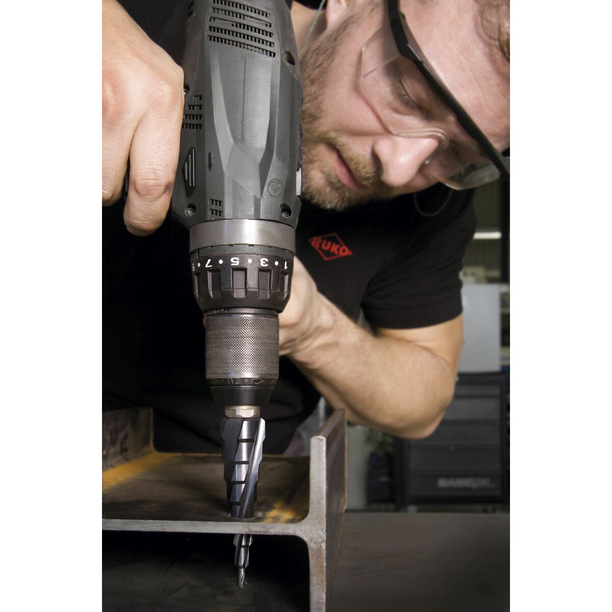 Broca escalonada RUKO 6 mm 9 mm 12 mm 10 mm 7 mm 8 mm 105 mm 11 mm