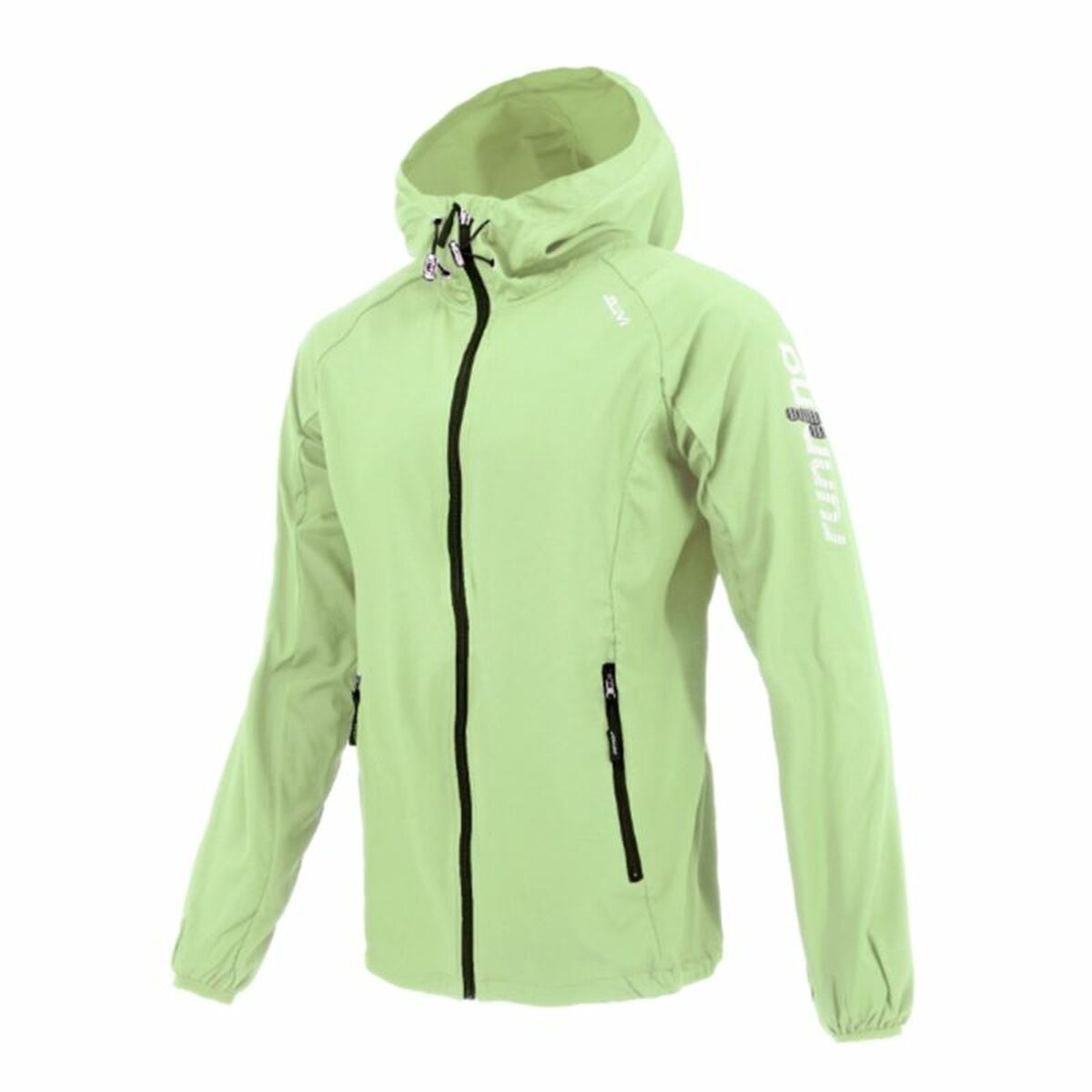 Chaqueta Cortavientos Joluvi Meta Hood Citrico Verde