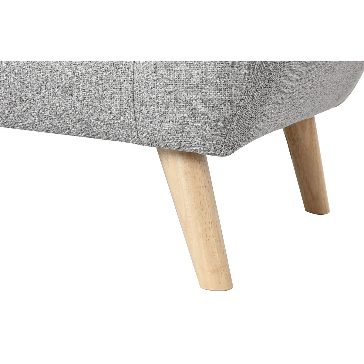 Sofá Home ESPRIT Gris Crema Natural Scandi 146 x 84 x 82 cm