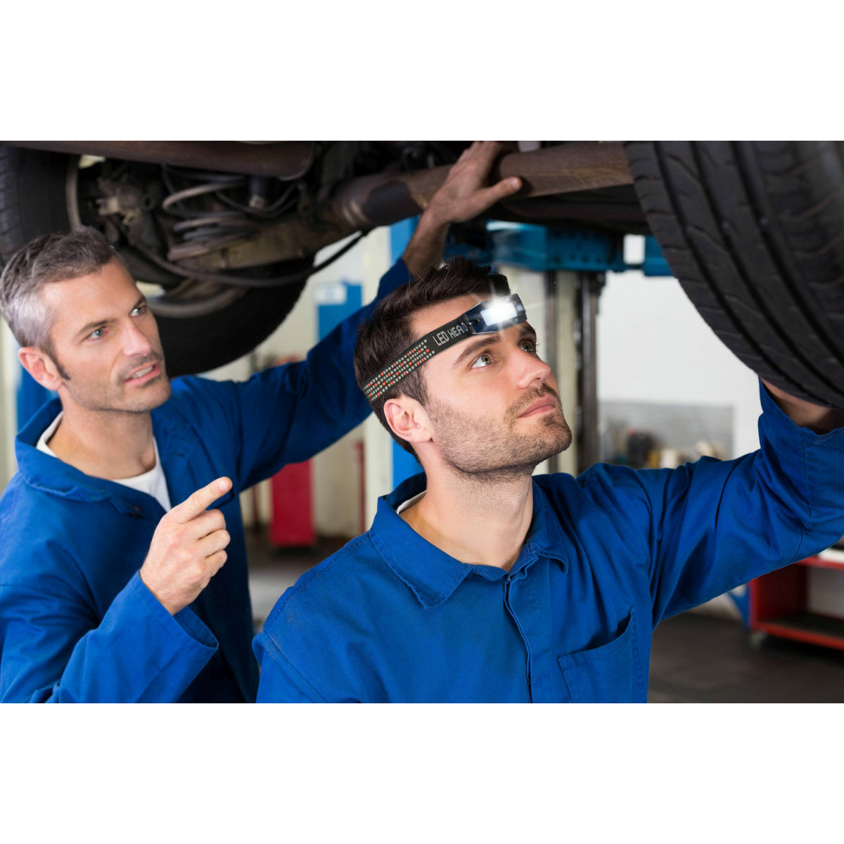 Linterna Frontal LED Recargable y Ajustable Velamp 2 W 150 Lm