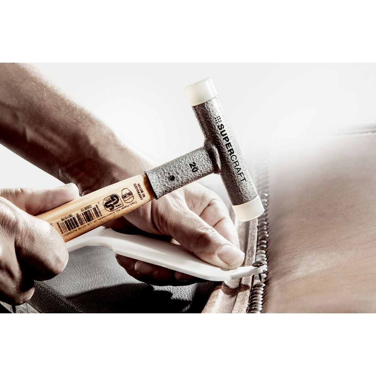 Maza de Goma Halder Supercraft 20 mm Anti rebote