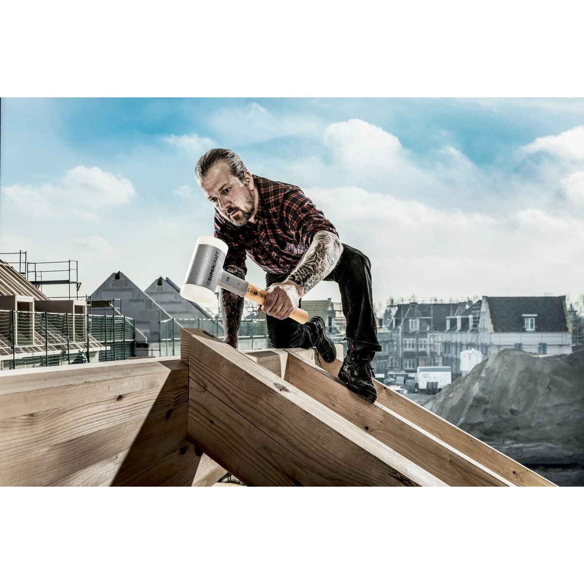 Maza de Goma Halder Supercraft 20 mm Anti rebote