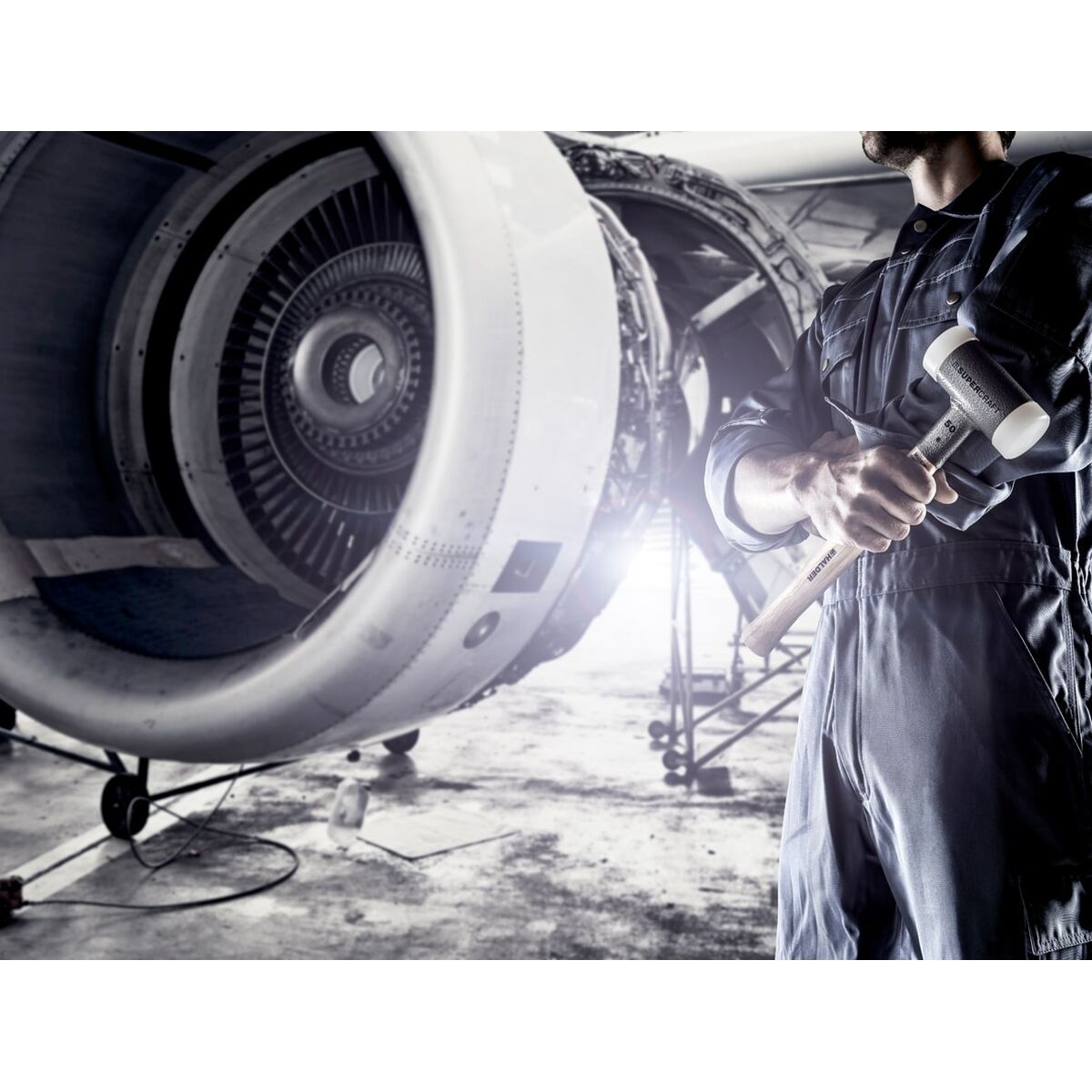 Maza de Goma Halder Supercraft 20 mm Anti rebote