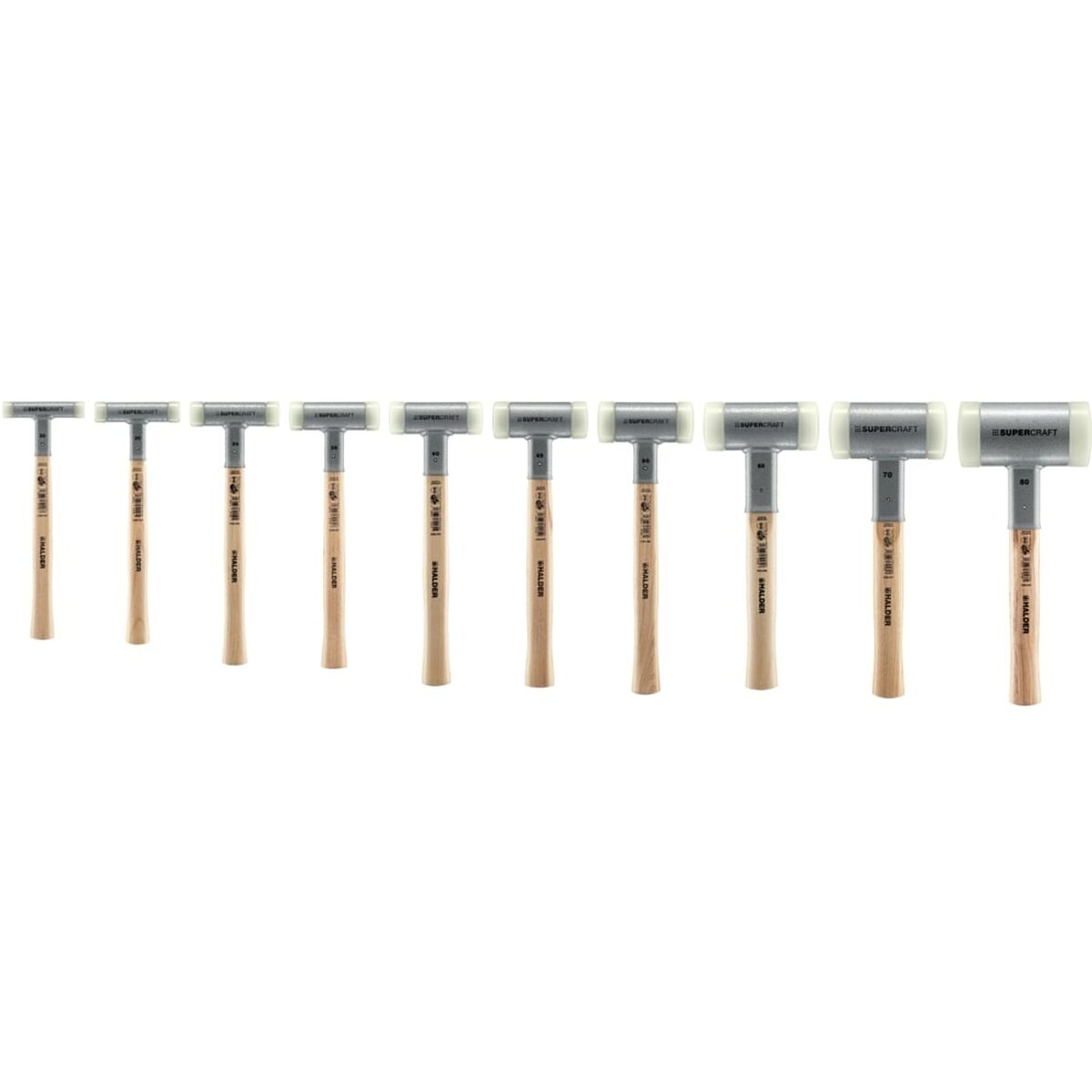 Maza de Goma Halder Supercraft 20 mm Anti rebote