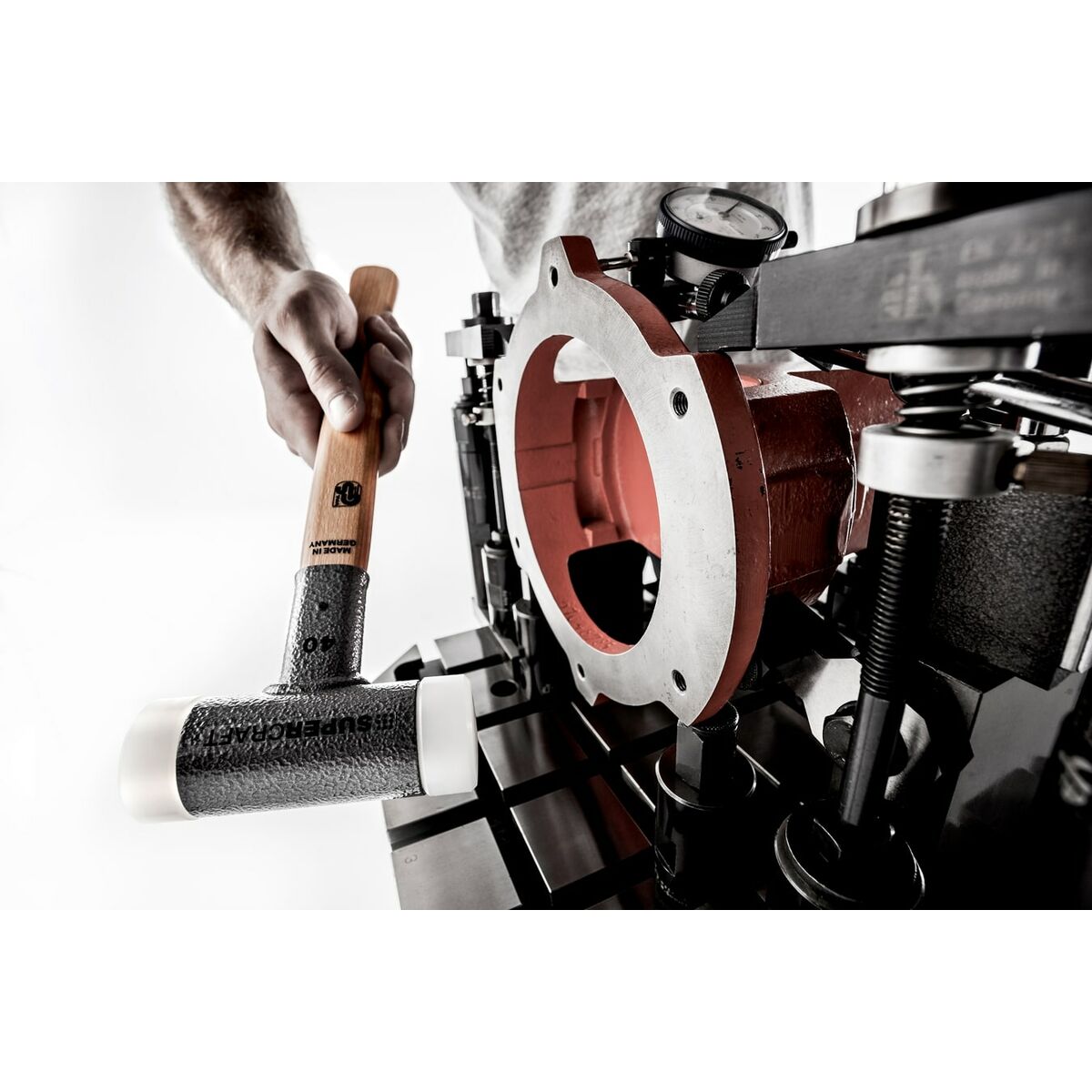 Maza de Goma Halder Supercraft 20 mm Anti rebote