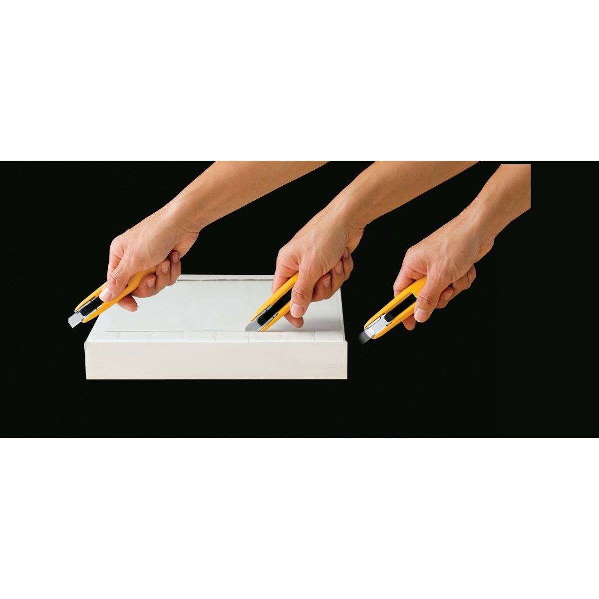 Cúter Olfa 12,5 X 0,4 MM Negro Acero Inoxidable Plástico De seguridad