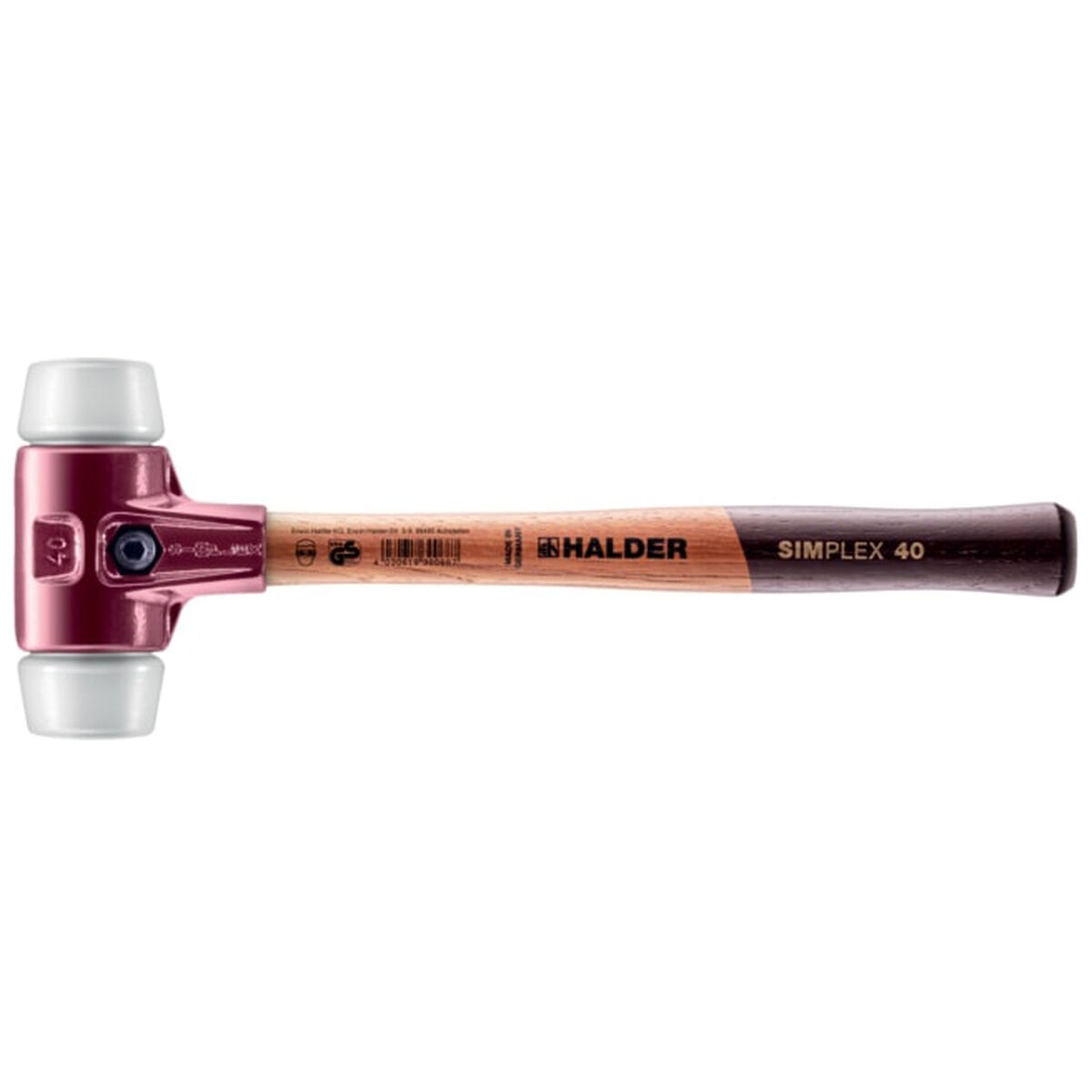 Maza de plástico Halder Simplex