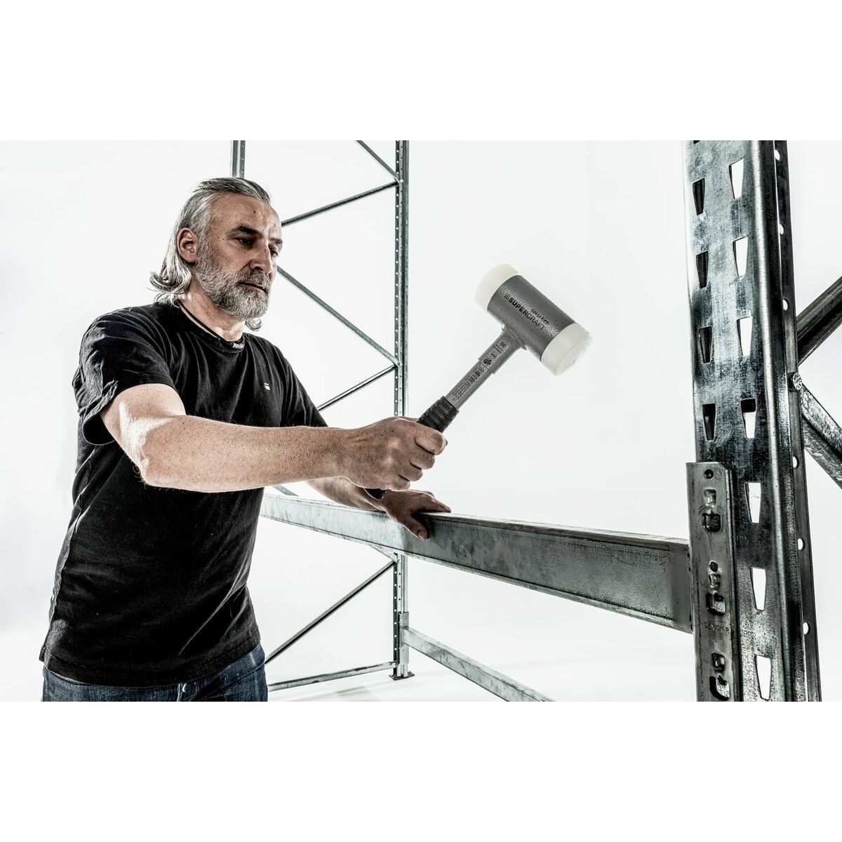 Maza de Goma Halder Supercraft 75 mm Anti rebote