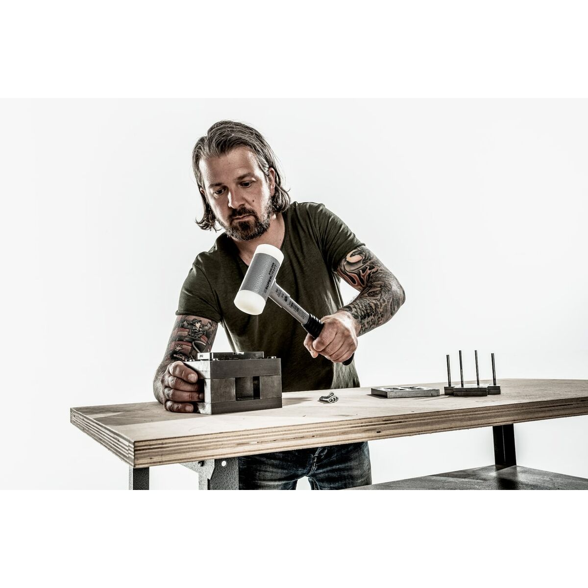 Maza de Goma Halder Supercraft Anti rebote