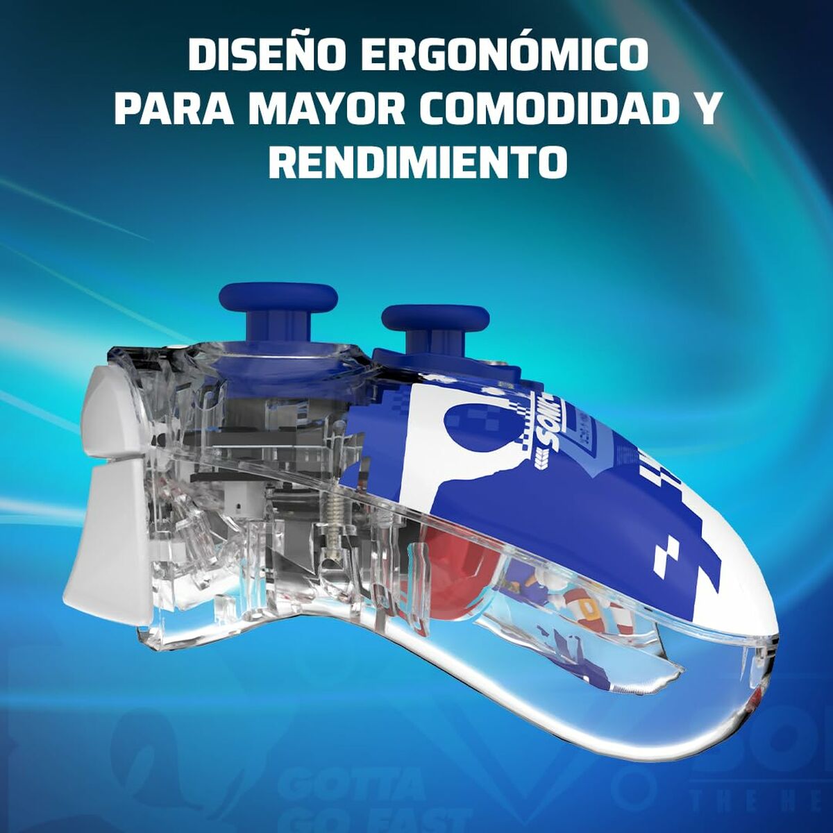 Mando Gaming PDP Knuckels Sky Nintendo Switch