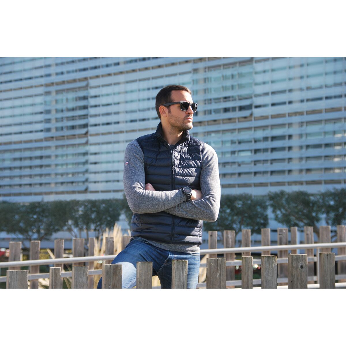 Gafas de Sol Unisex Eagle WAVE Negro Espejo