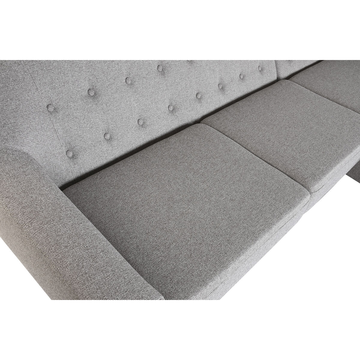 Sofá Home ESPRIT Gris Crema Scandi 226 x 144 x 84 cm