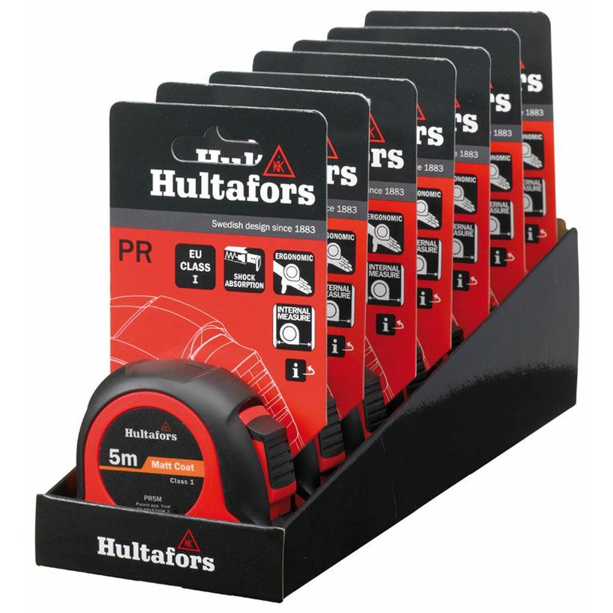 Flexómetro Hultafors PR 5M Display (5 m)