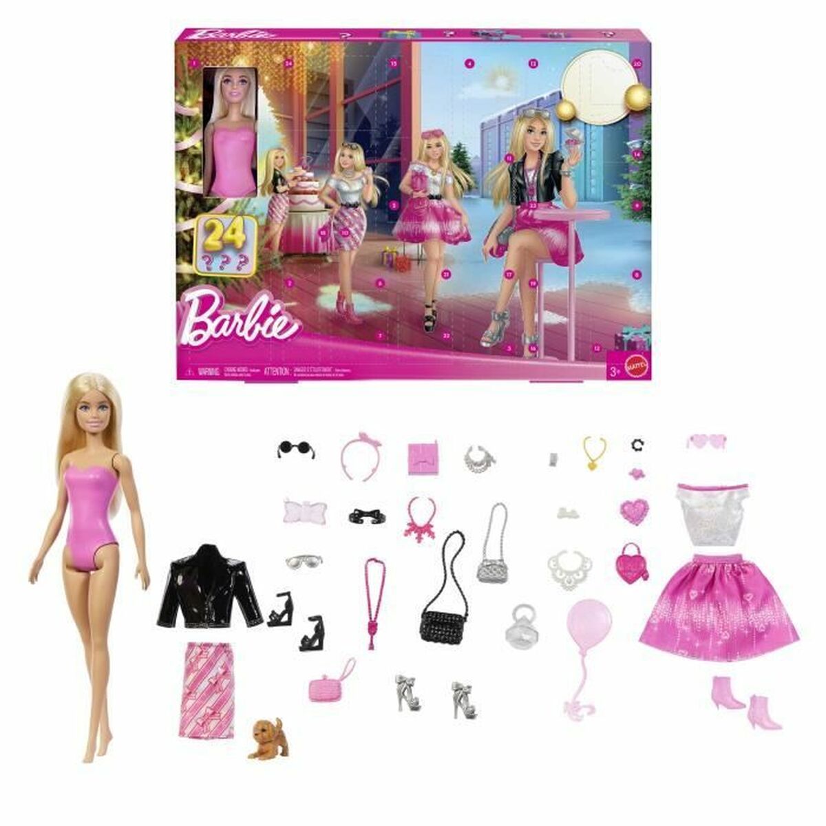 Calendario de Adviento Barbie (24 Piezas)