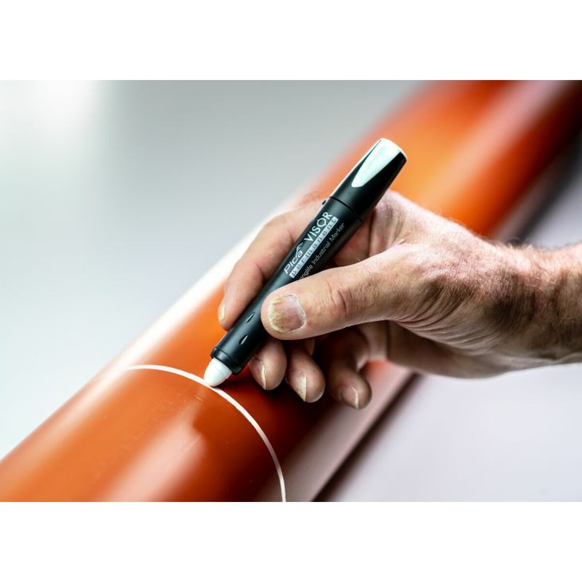 Marcador Pica 990/52 Permanente Blanco Industrial