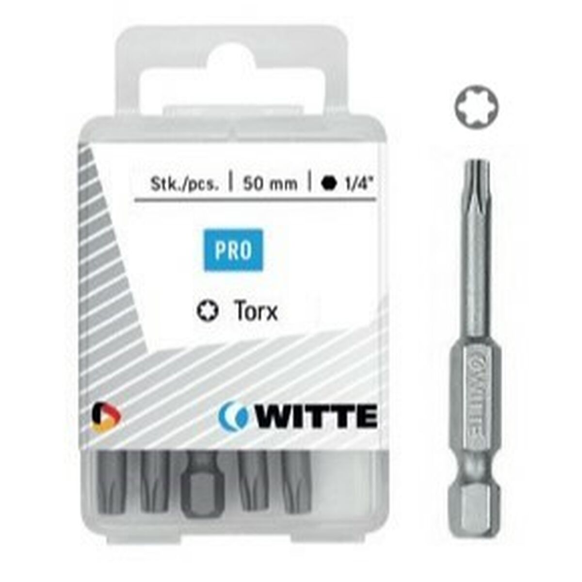 Juego de puntas WITTE Torx TX 40 5 Unidades