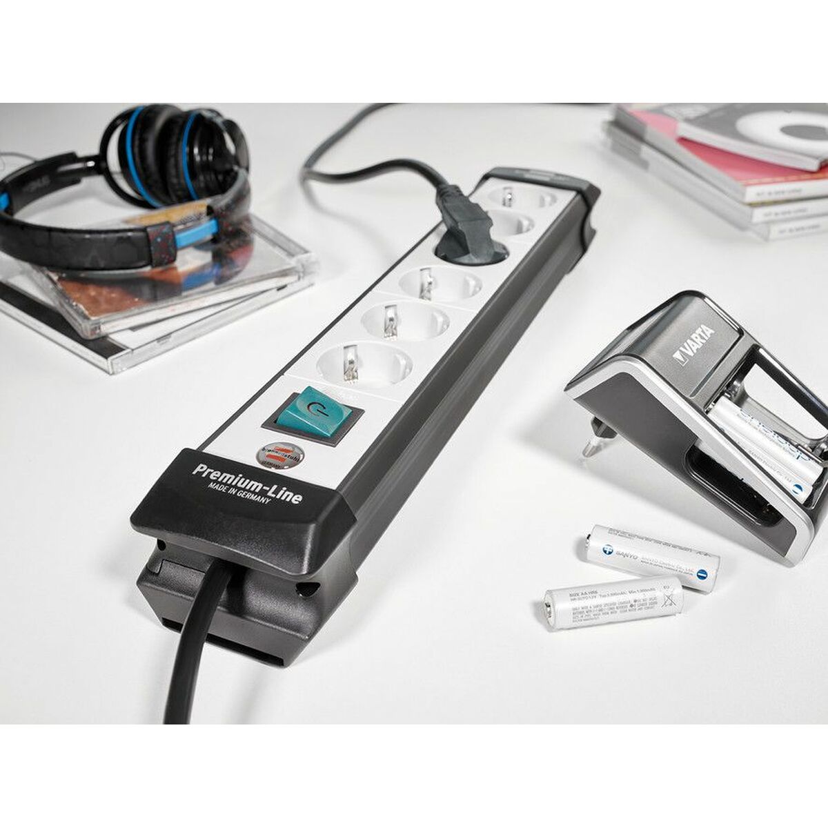 Regleta Enchufes 6 Tomas con Interruptor Brennenstuhl Premium-Line 3600 W (3 m)