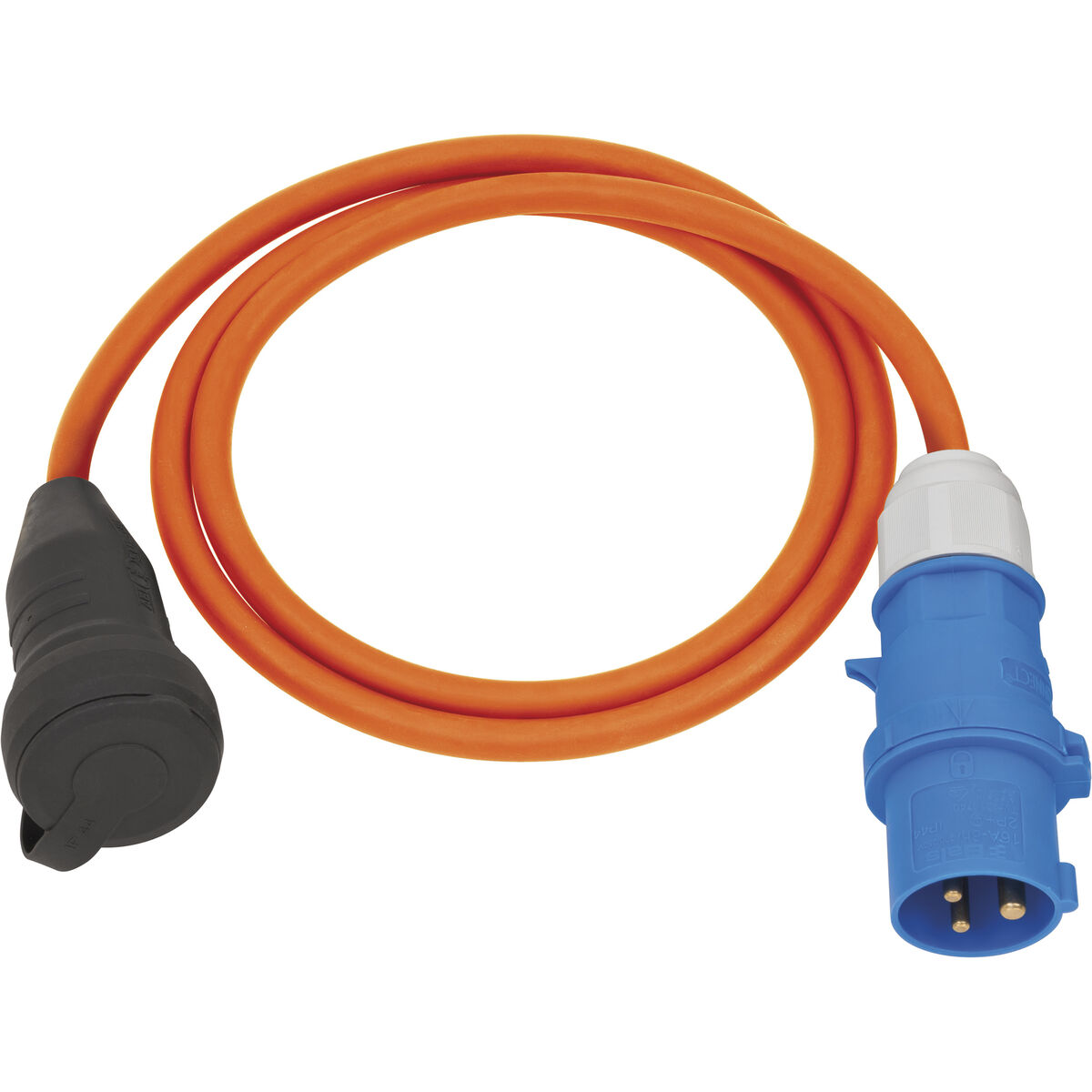 Cable alargador Brennenstuhl 1132920025 1,5 m Naranja IP44