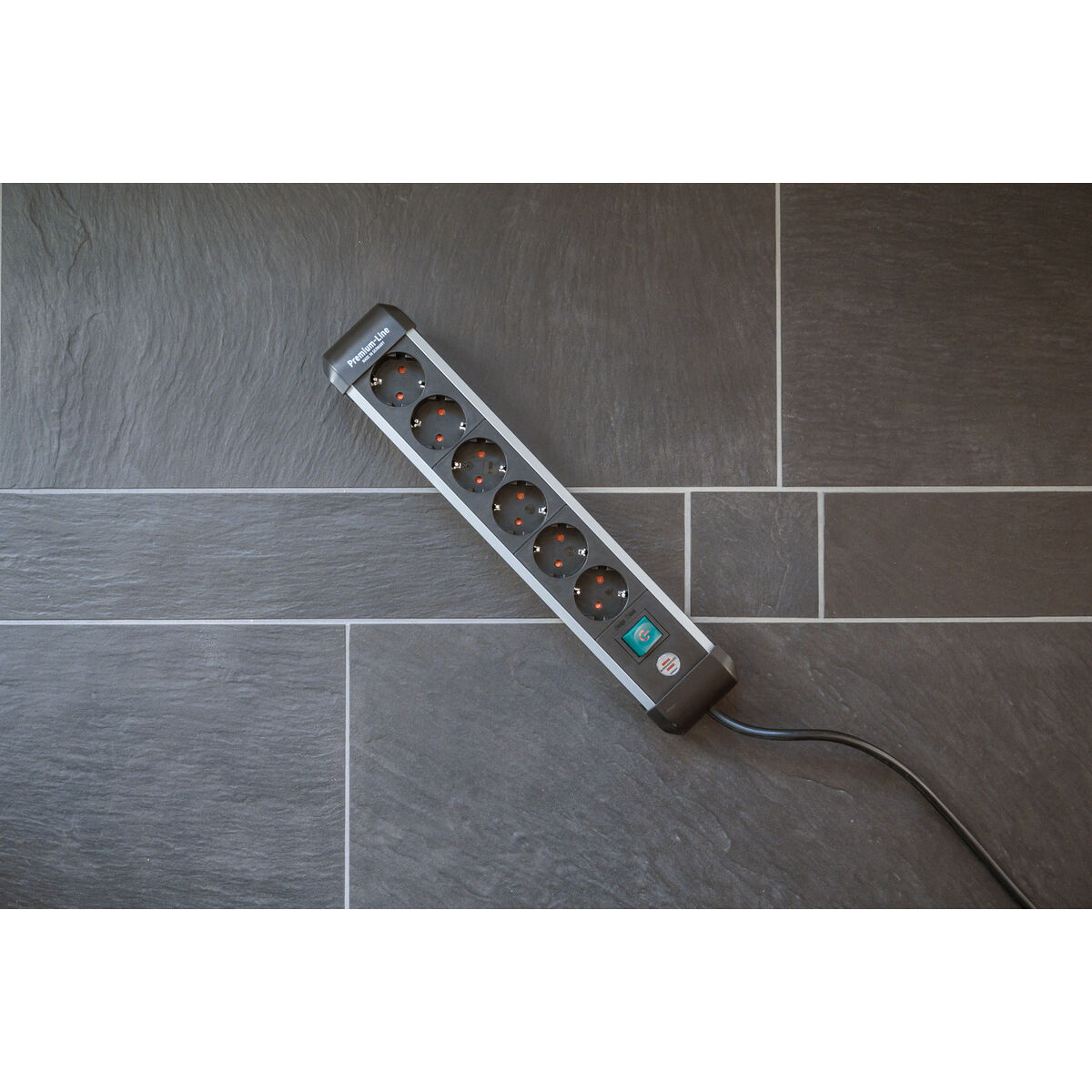 Regleta Enchufes 6 Tomas con Interruptor Brennenstuhl Premium-Alu-Line 3500 W (3 m)