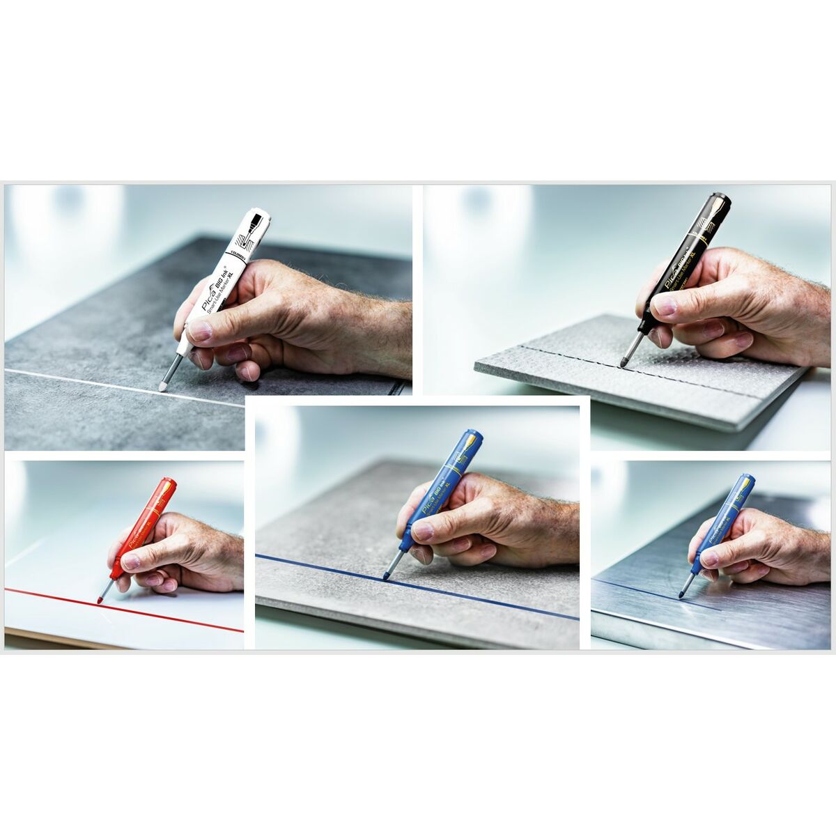 Marcador Pica BIG Ink XL Blanco