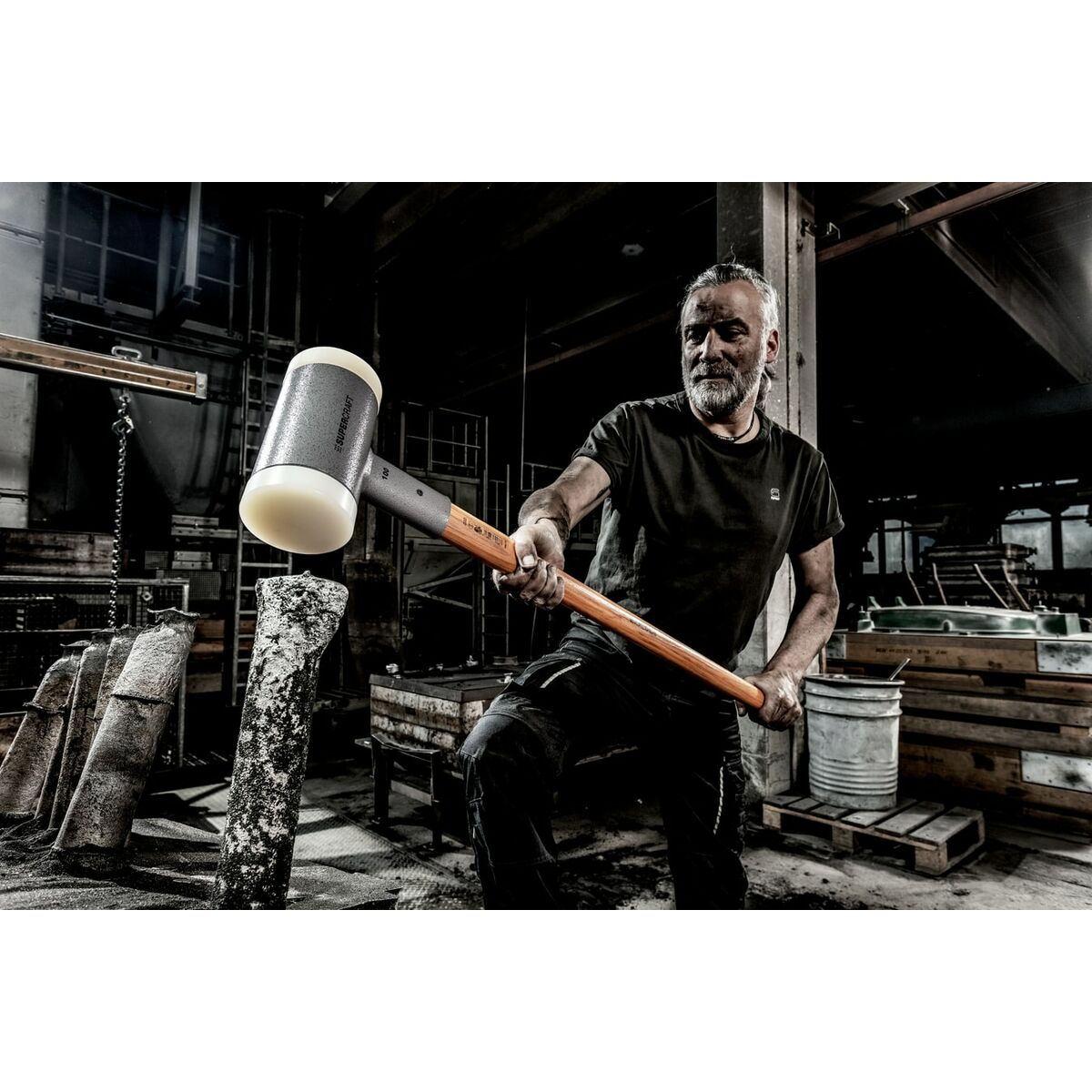 Maza de Goma Halder Supercraft Anti rebote