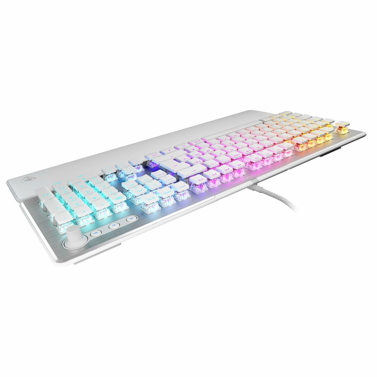 Teclado Turtle Beach Vulcan II Blanco Azerty Francés