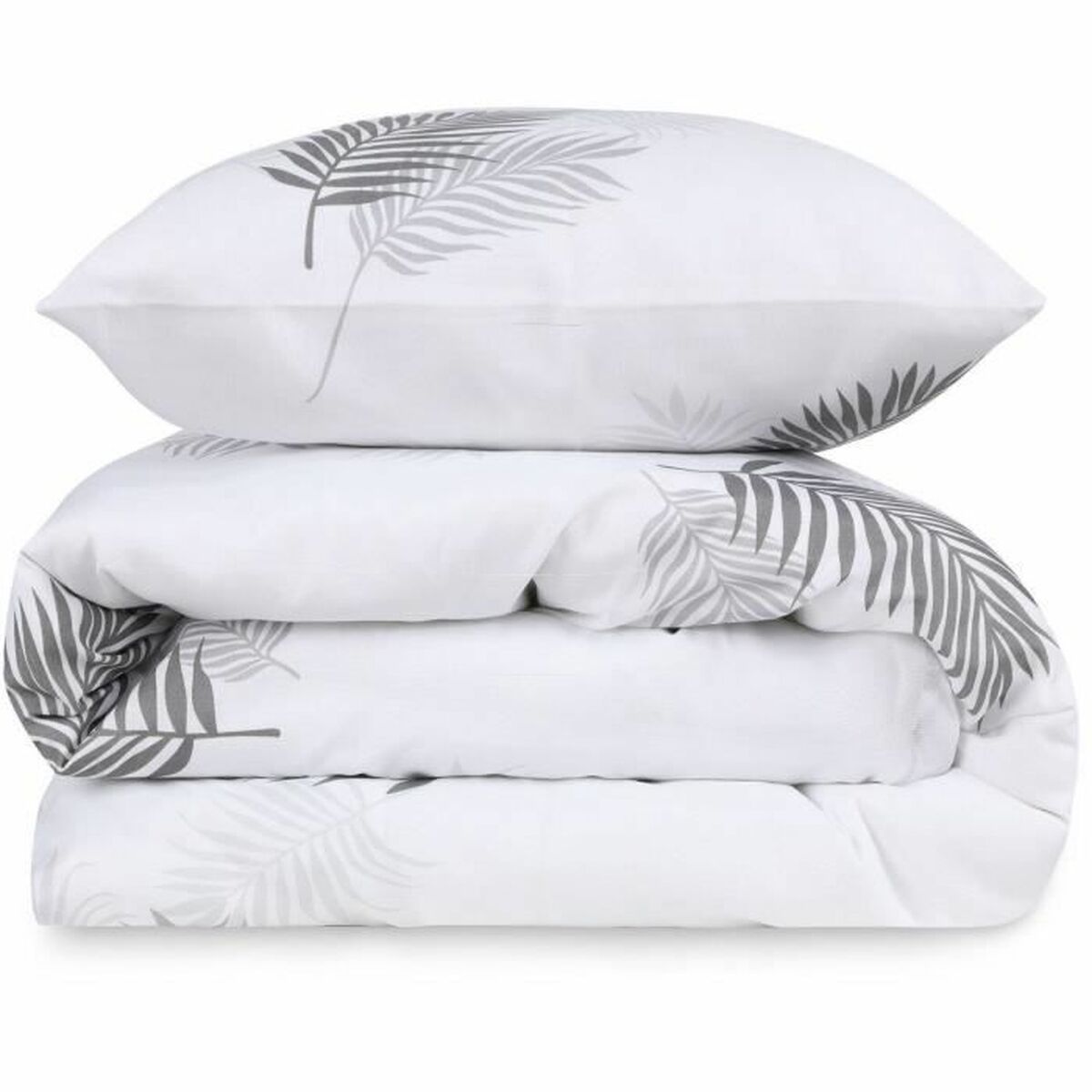 Juego de funda nórdica Gris Cama de 200 3 Piezas