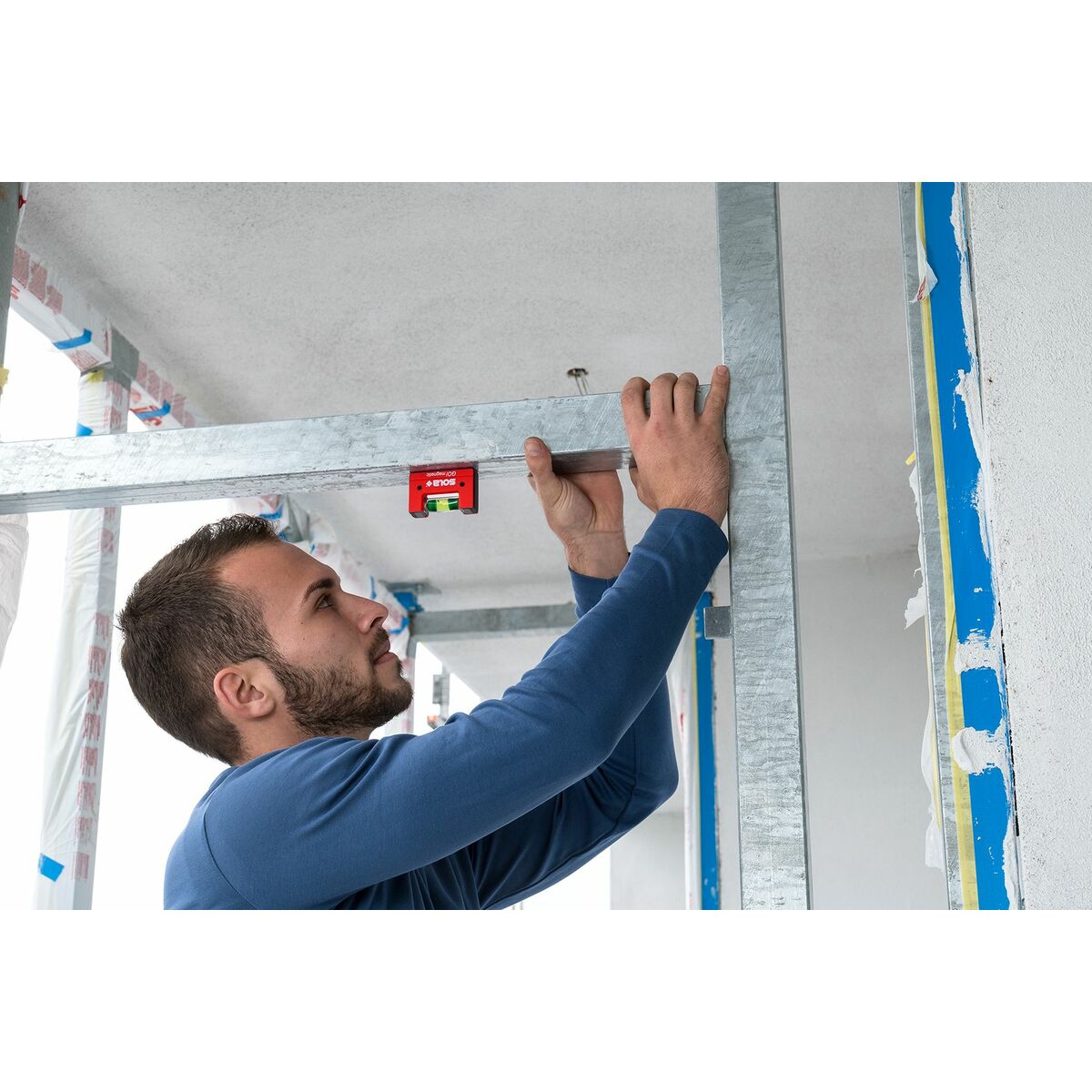 Nivel de Burbuja SOLA  GO! 68 mm Aluminio Plástico