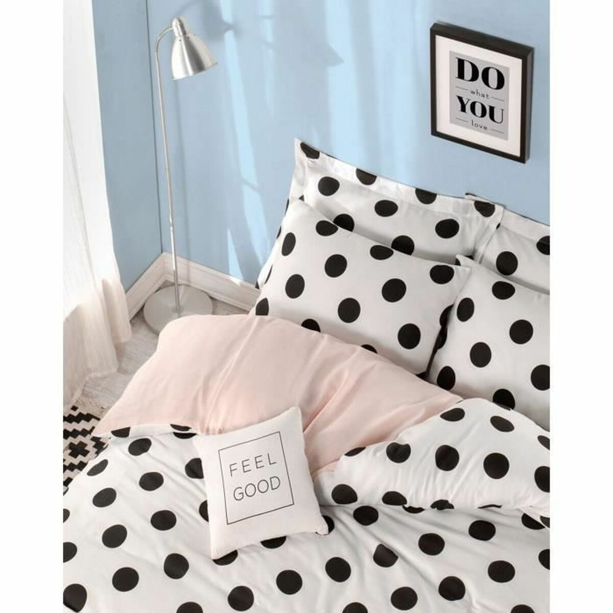 Juego de funda nórdica Blanco Cama de 200 3 Piezas