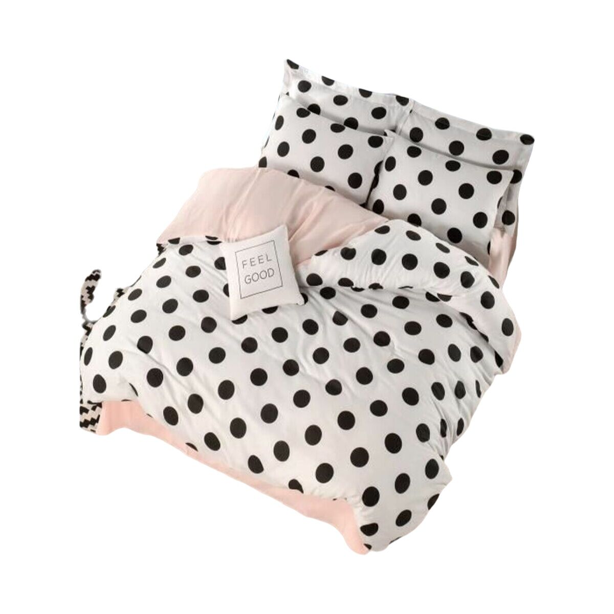 Juego de funda nórdica Blanco Cama de 200 3 Piezas