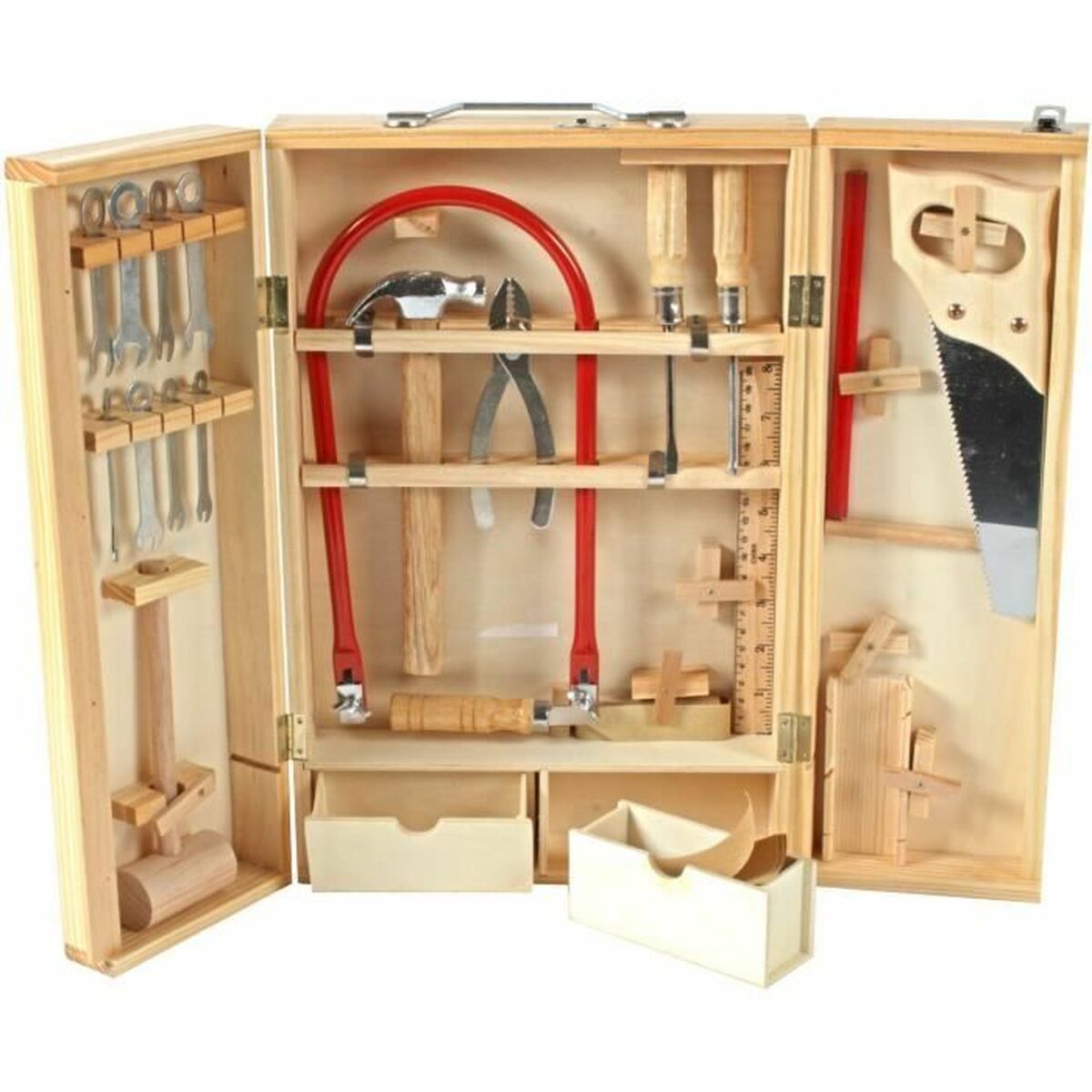 Juego de herramientas para niños Planete bois 25 Piezas