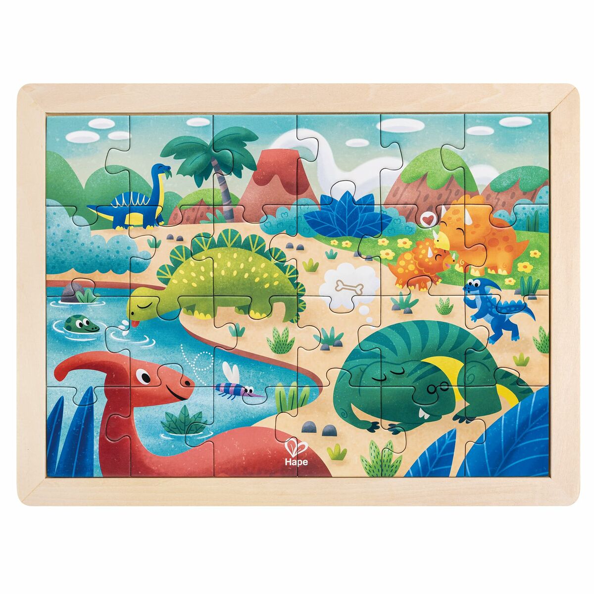 Puzzle Hape Dinosaurios