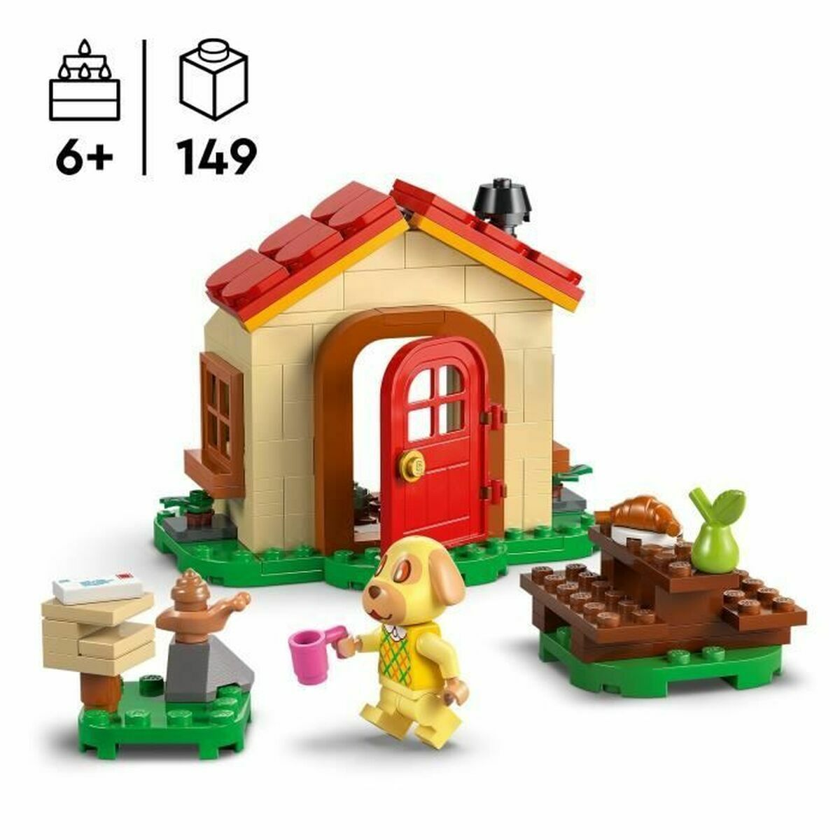 Juego de Construcción Lego 77058 Animal Crossing Tere's cosy home 149 Piezas