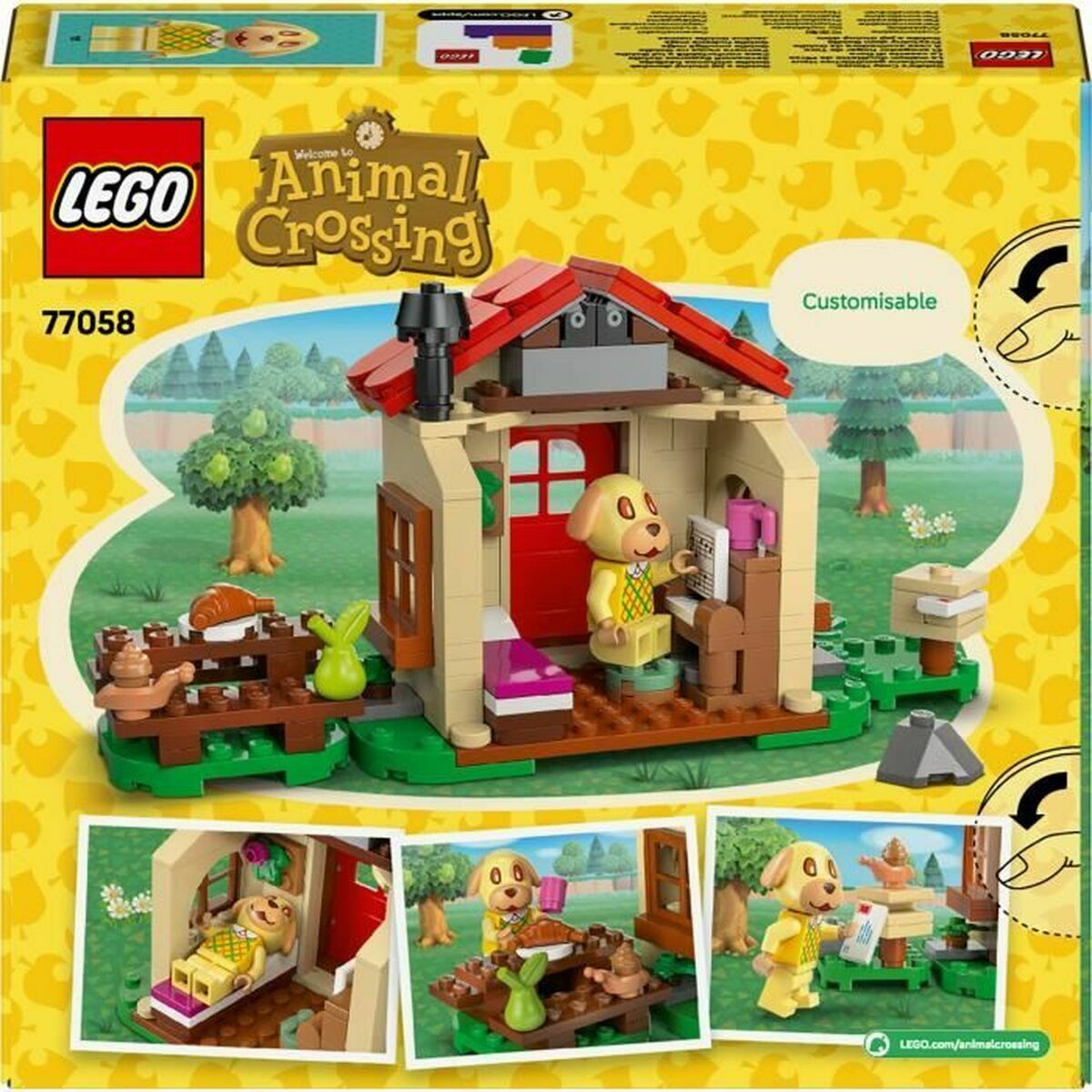 Juego de Construcción Lego 77058 Animal Crossing Tere's cosy home 149 Piezas