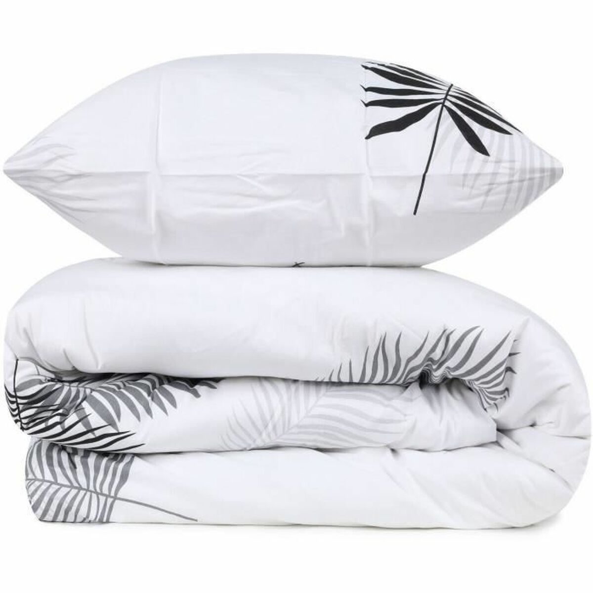 Juego de funda nórdica Gris Cama de 200 3 Piezas