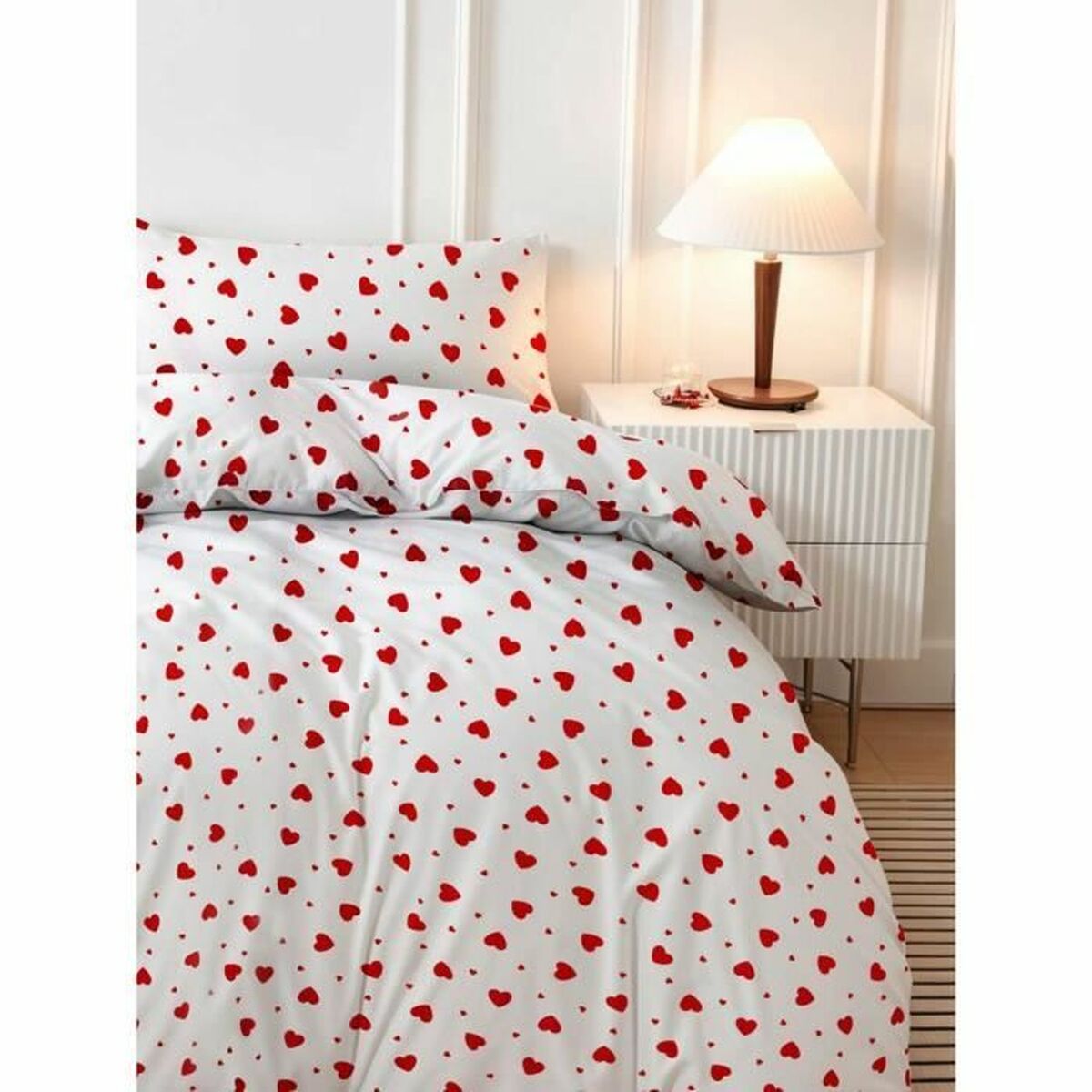 Juego de funda nórdica Rojo Cama de 200 3 Piezas