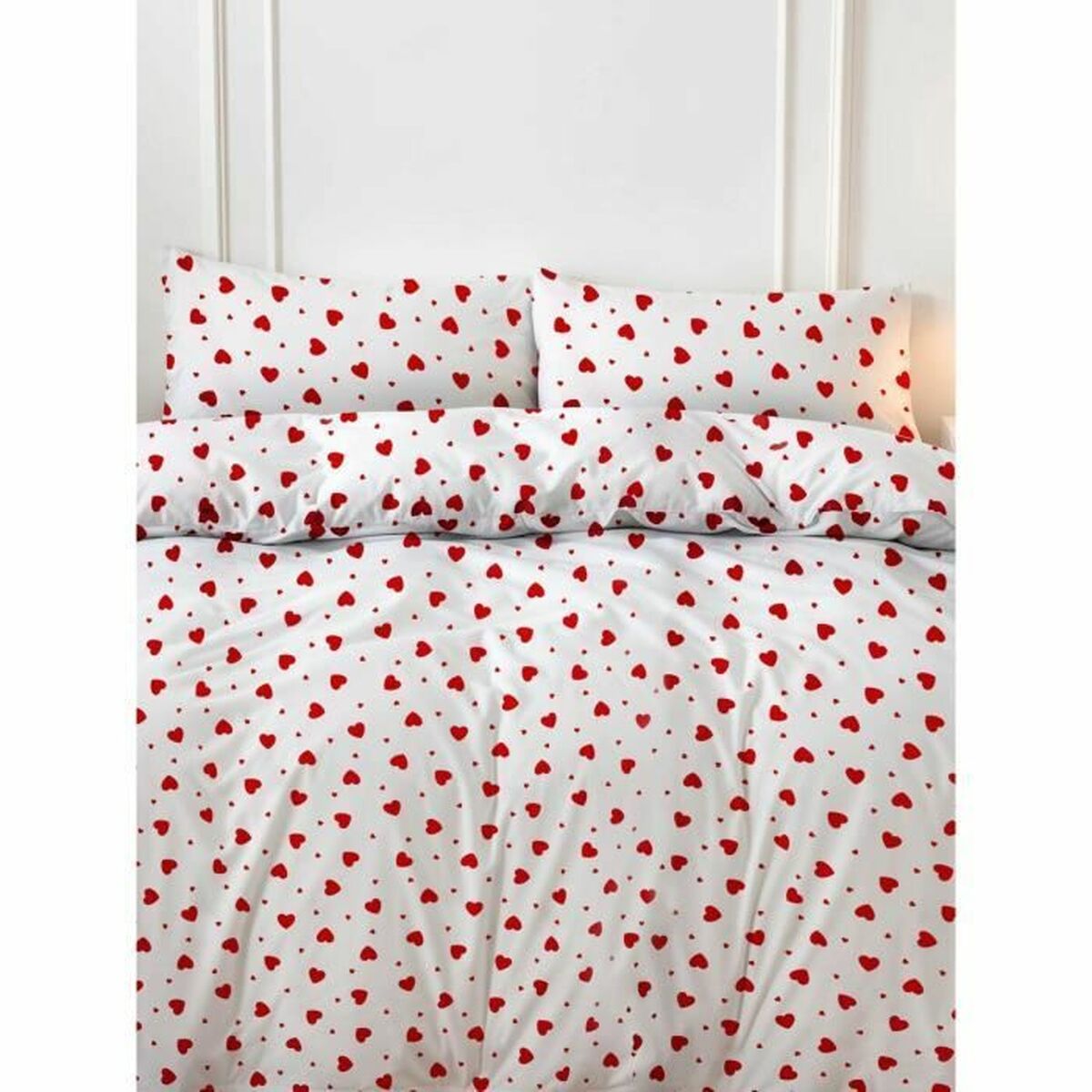 Juego de funda nórdica Rojo Cama de 200 3 Piezas