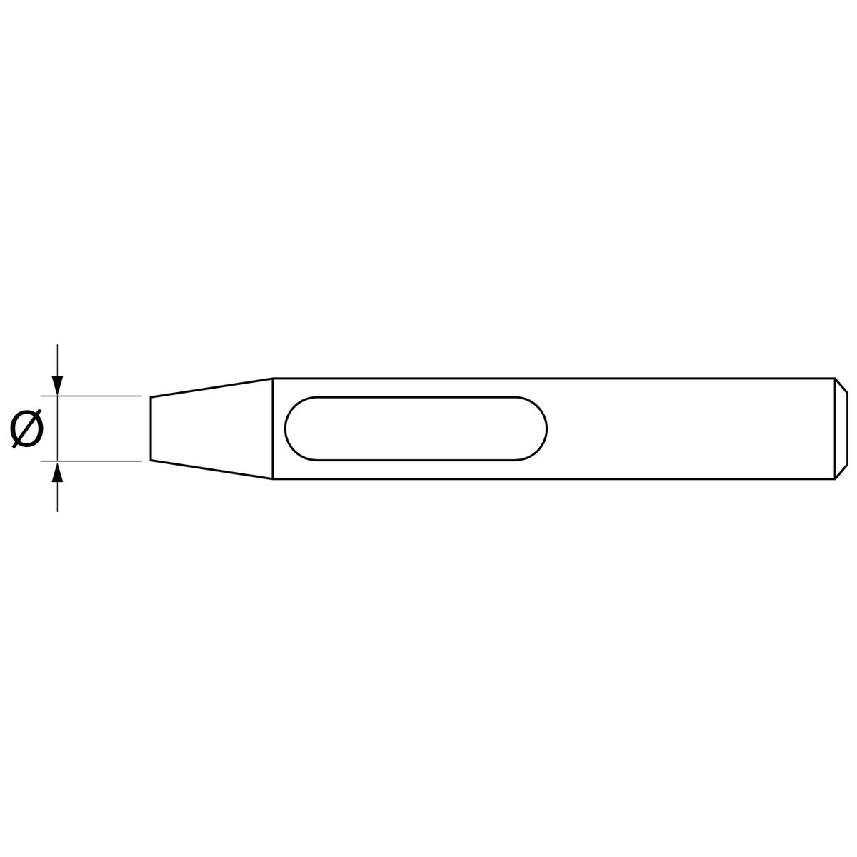 Sacabocados Paffrath DIN 7200 B 21/32” IN