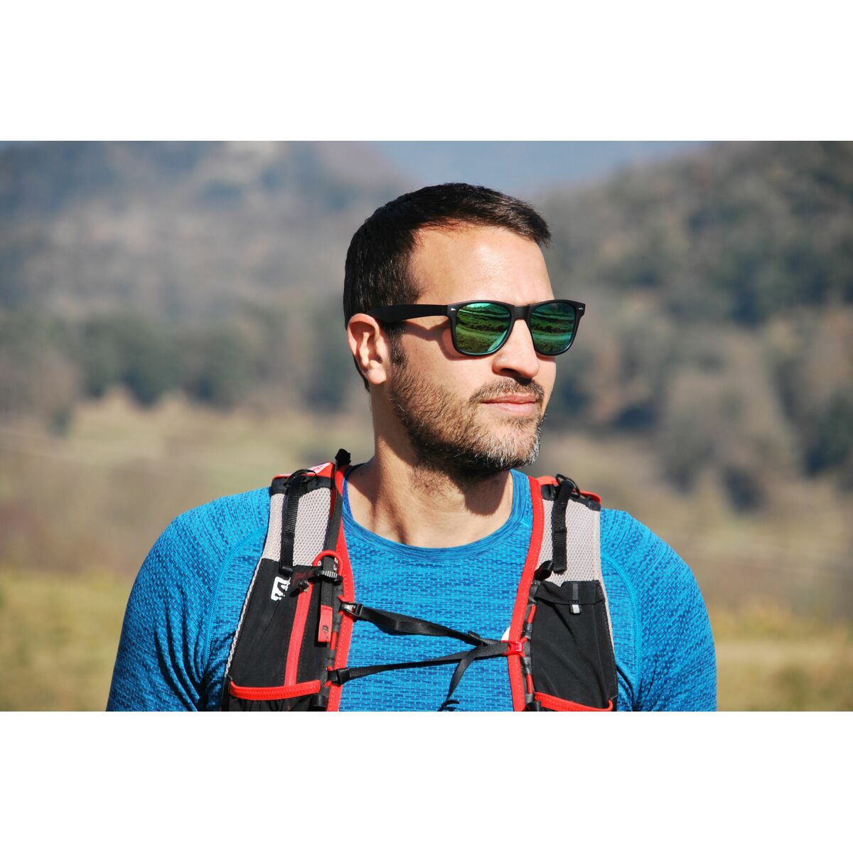 Gafas de Sol Unisex Eagle WAVE Negro Espejo